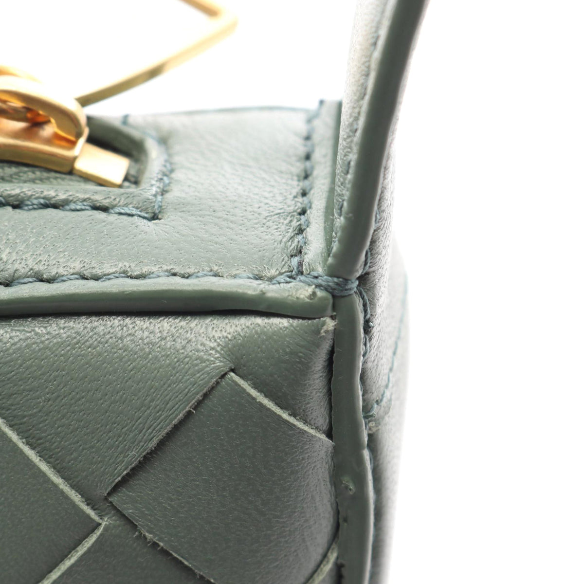 Bottega Veneta Mini Leather Intrecciato Sunrise Hobo