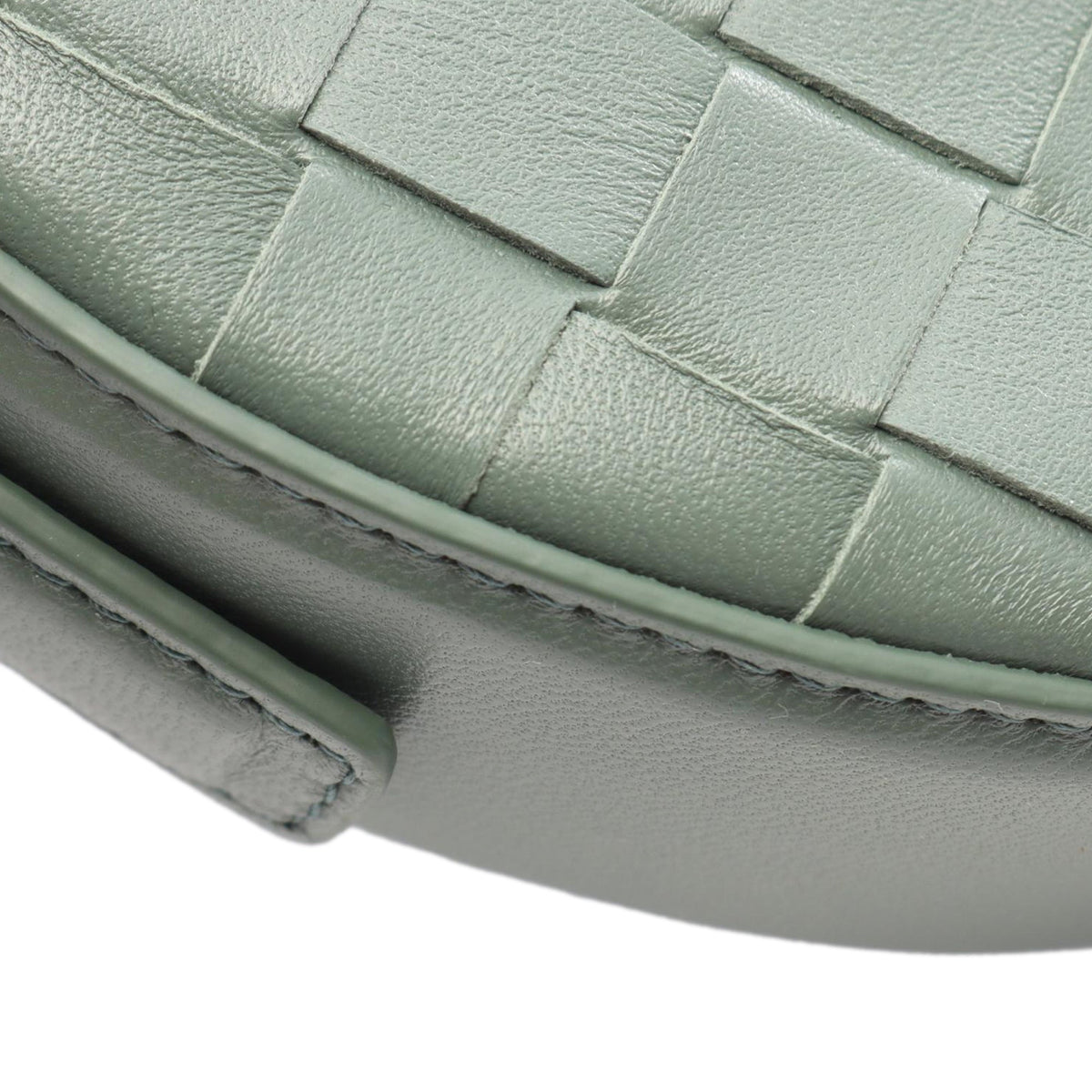 Bottega Veneta Mini Leather Intrecciato Sunrise Hobo