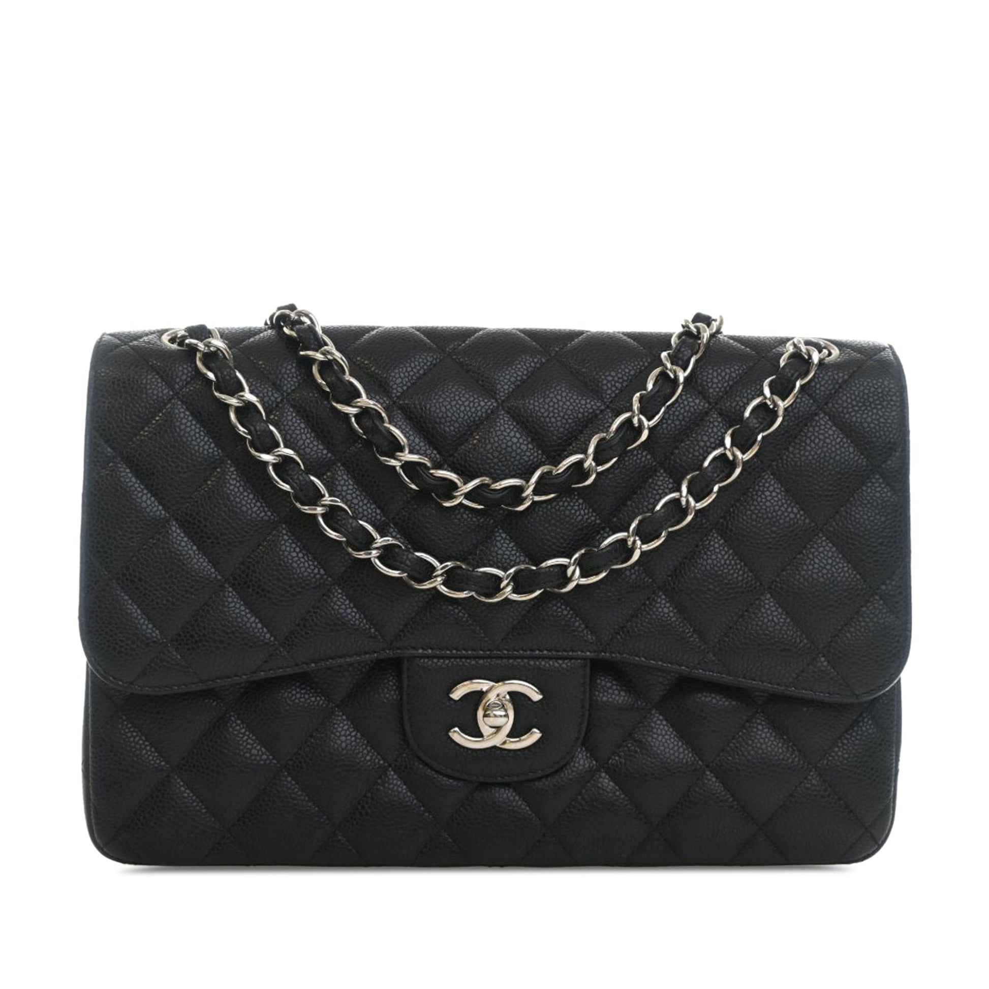 Chanel Jumbo Classic Caviar Double Flap