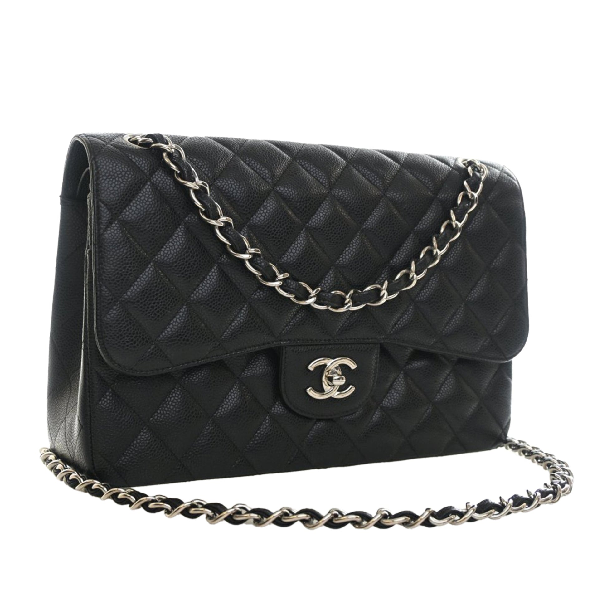 Chanel Jumbo Classic Caviar Double Flap