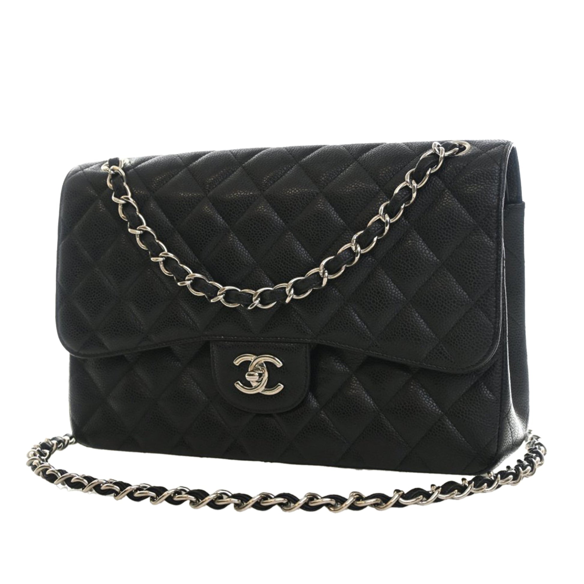 Chanel Jumbo Classic Caviar Double Flap