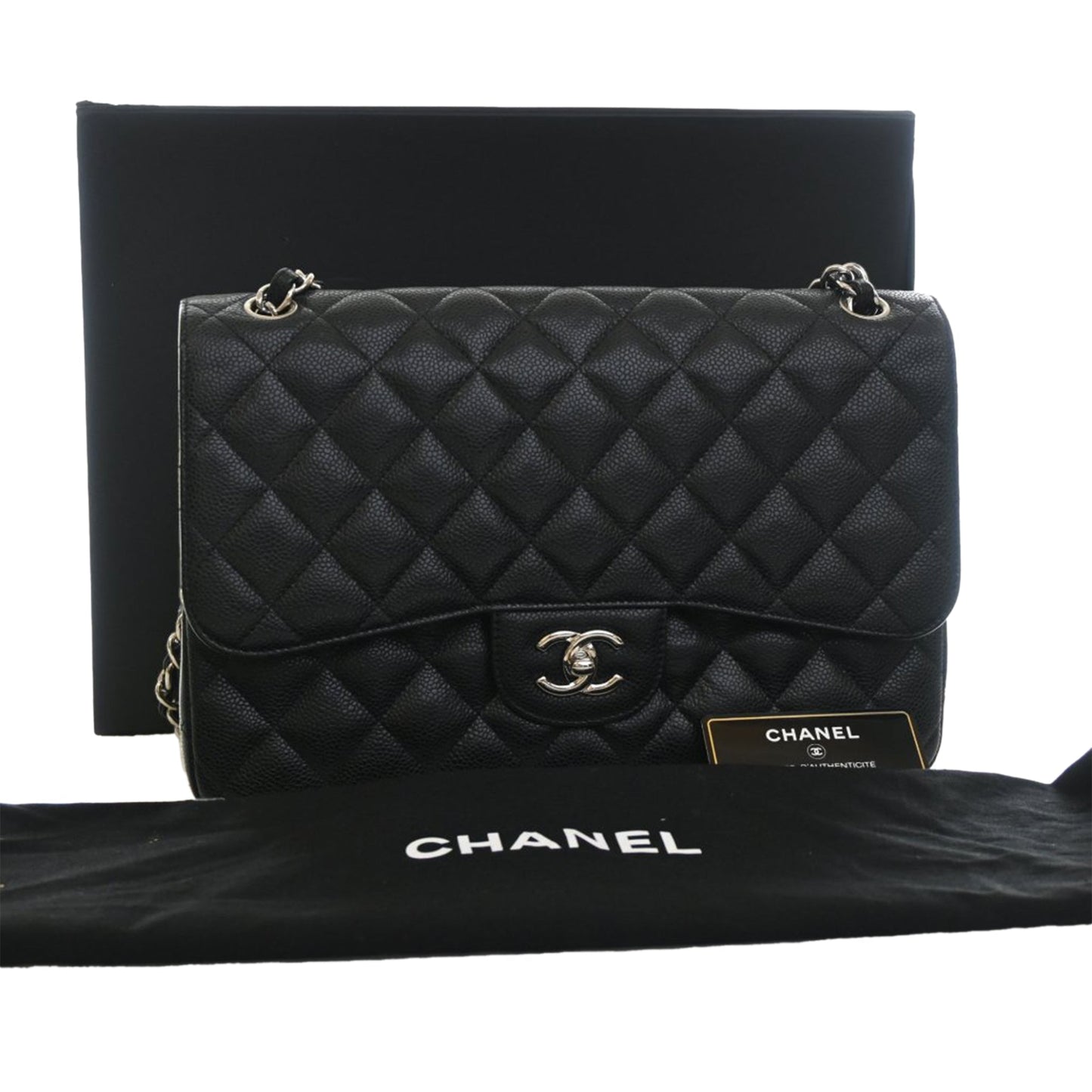 Chanel Jumbo Classic Caviar Double Flap