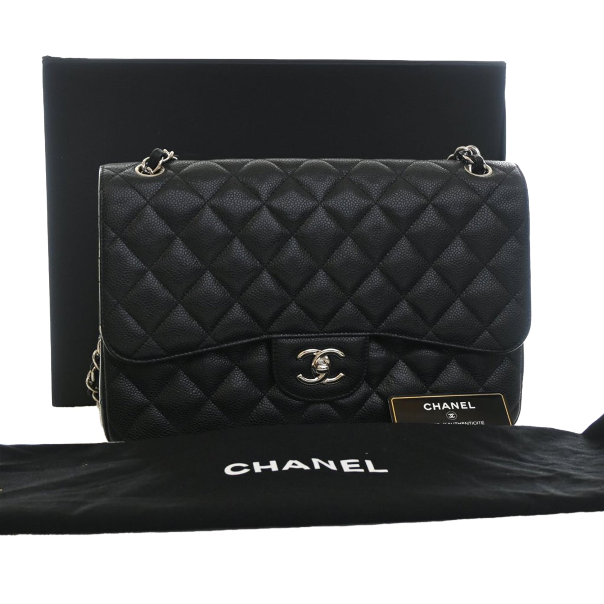 Chanel Jumbo Classic Caviar Double Flap