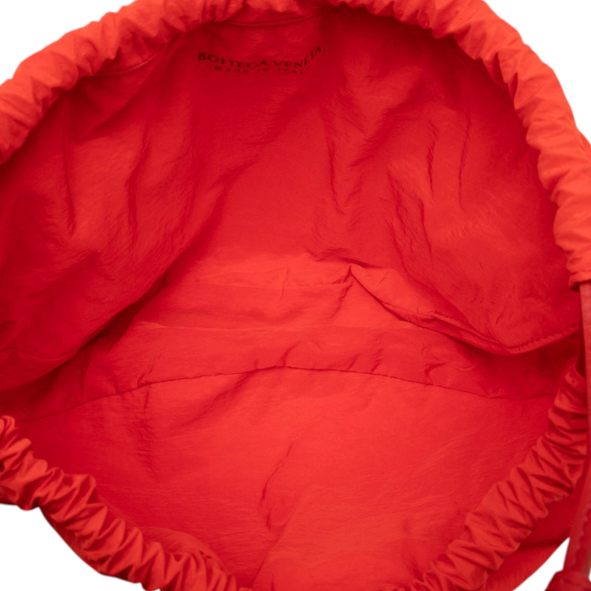Bottega Veneta Small Calfskin The Shell Satchel — Red
