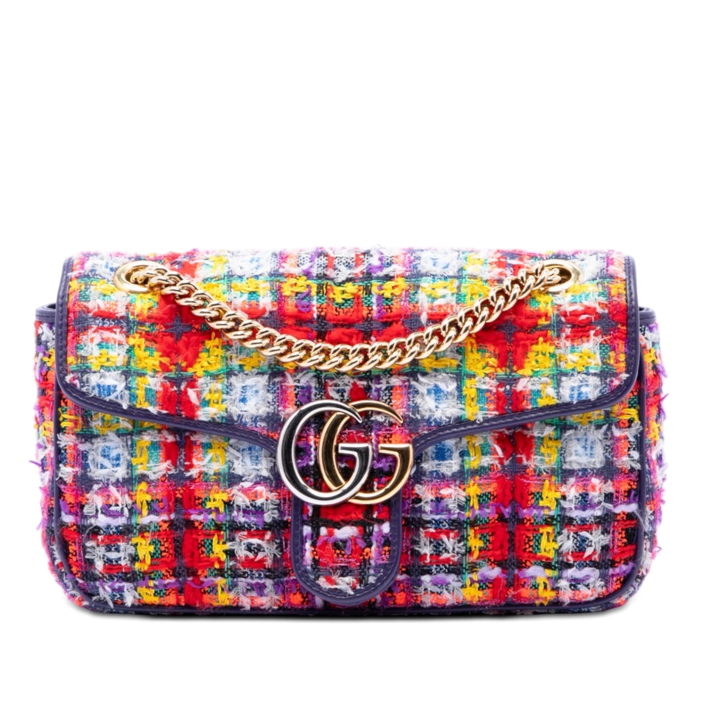Gucci Medium GG Marmont Tweed Shoulder Bag