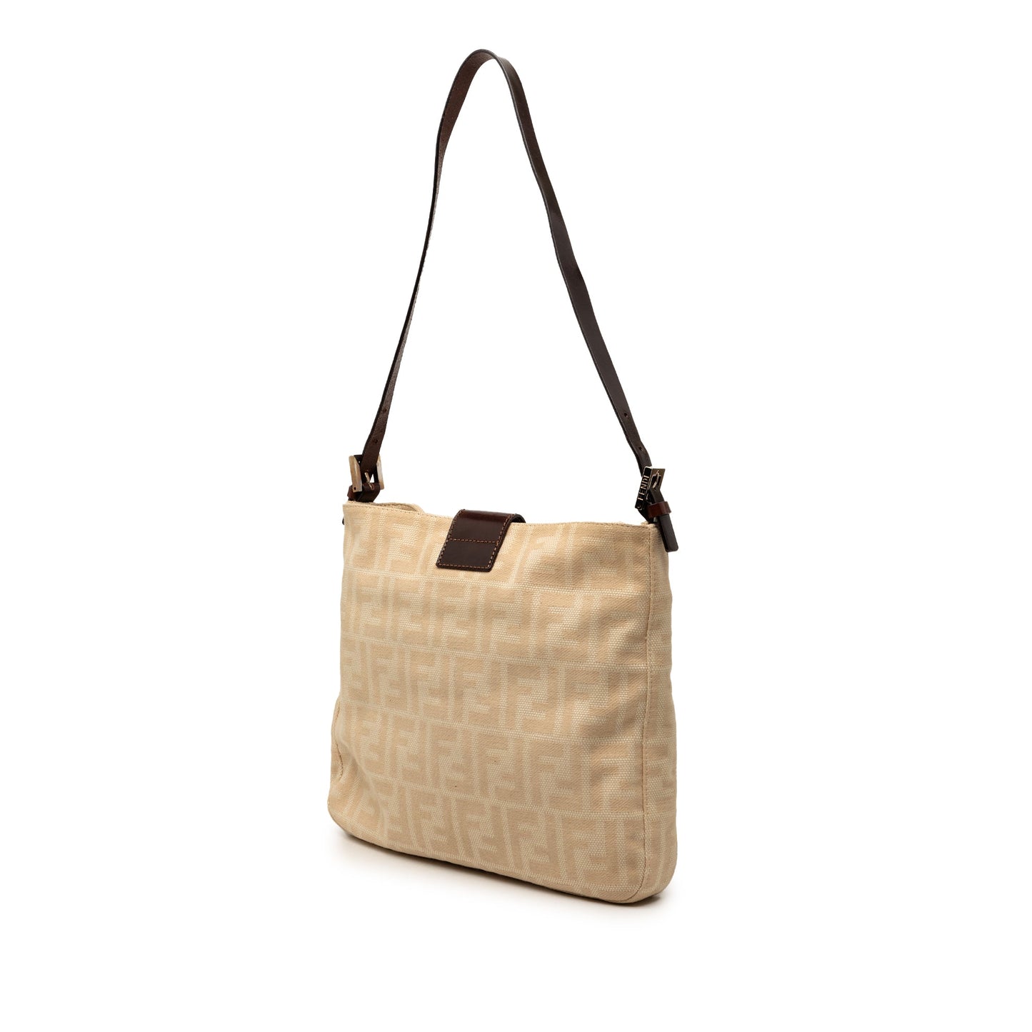 Fendi Zucca Canvas Shoulder Bag