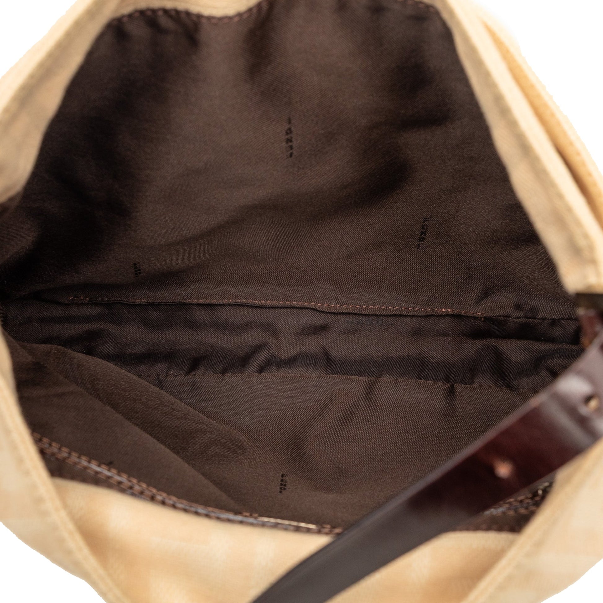 Fendi Zucca Canvas Shoulder Bag