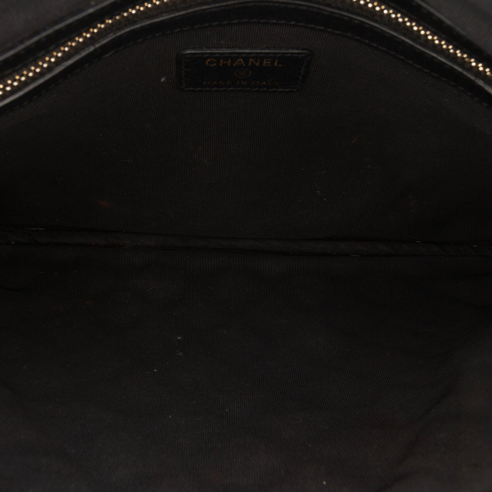 Chanel Medium Quilted Caviar Boy O Case Clutch