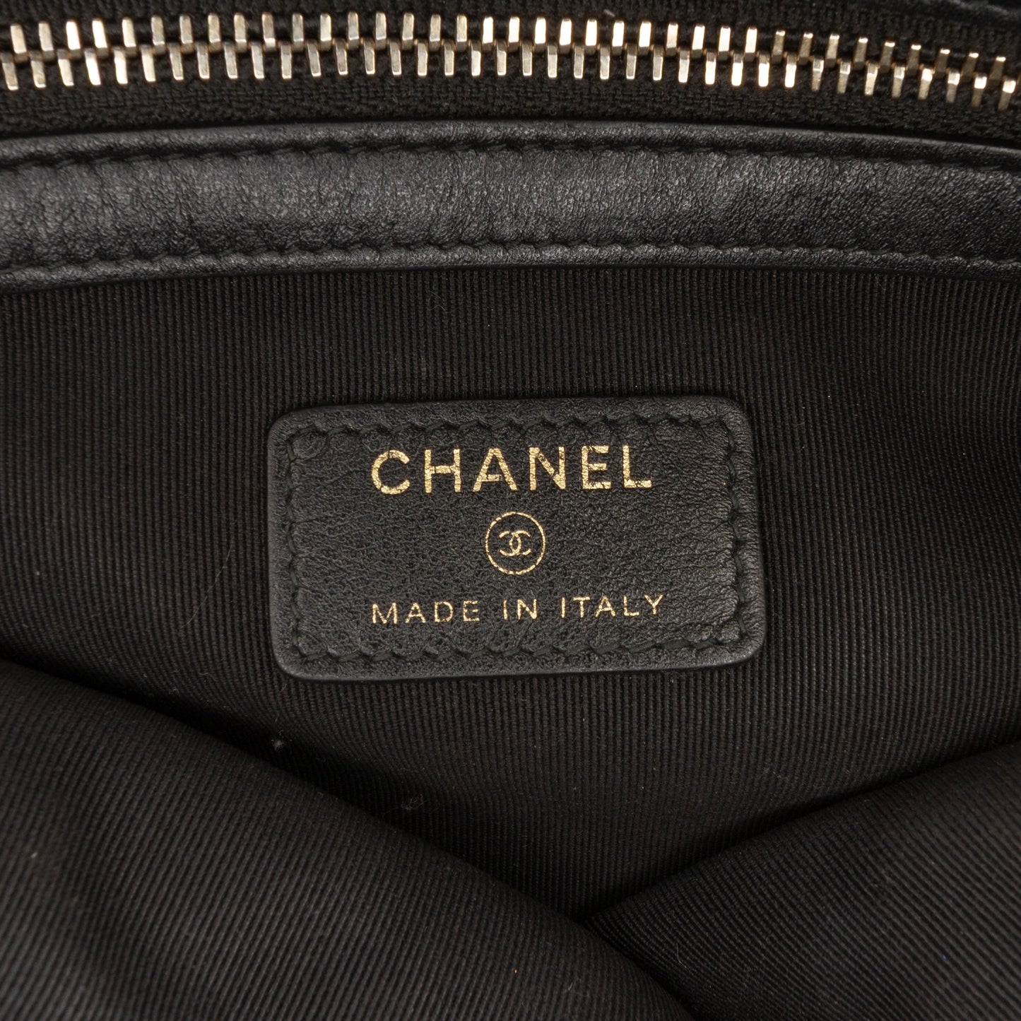Chanel Medium Quilted Caviar Boy O Case Clutch