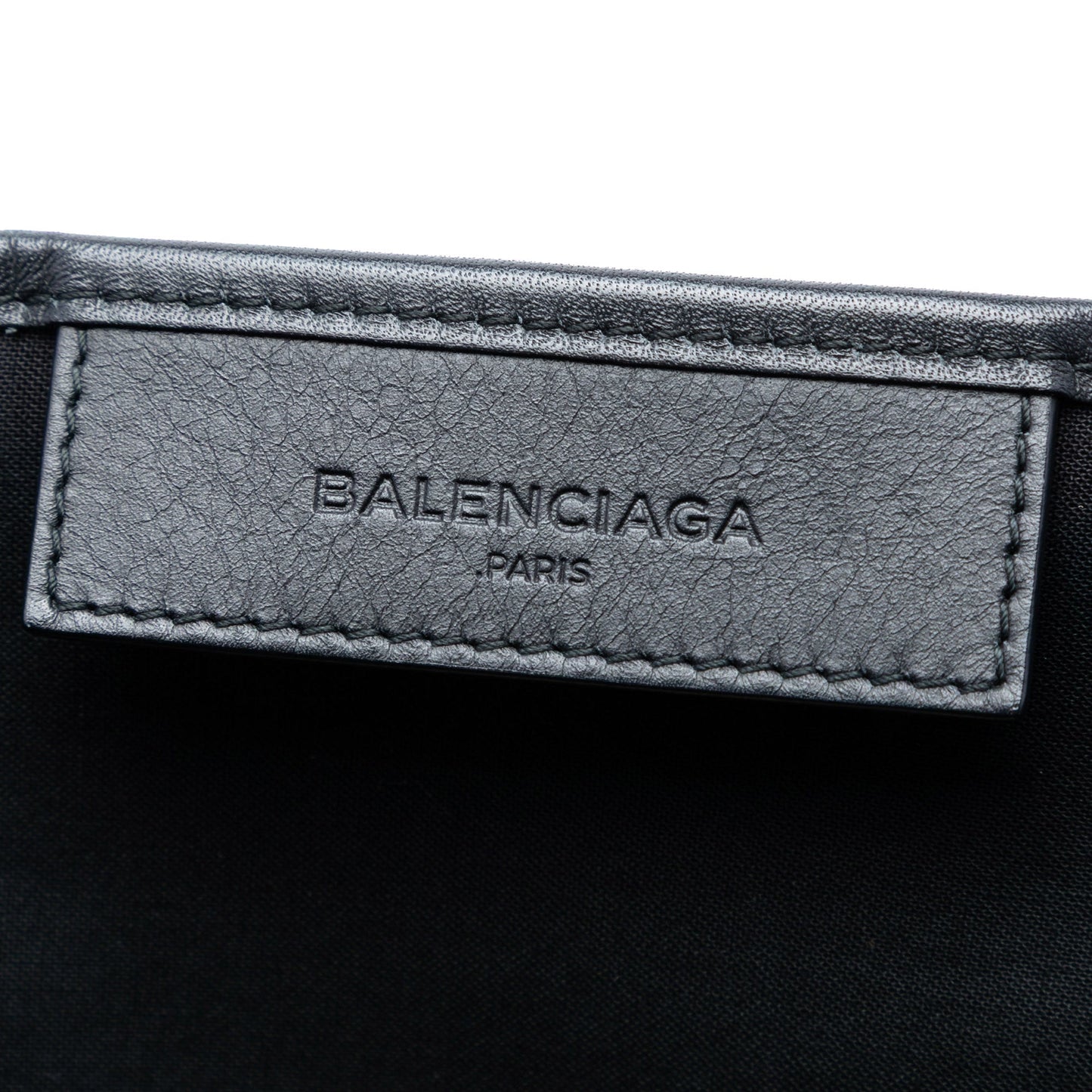 Balenciaga Canvas Striped Navy Cabas S