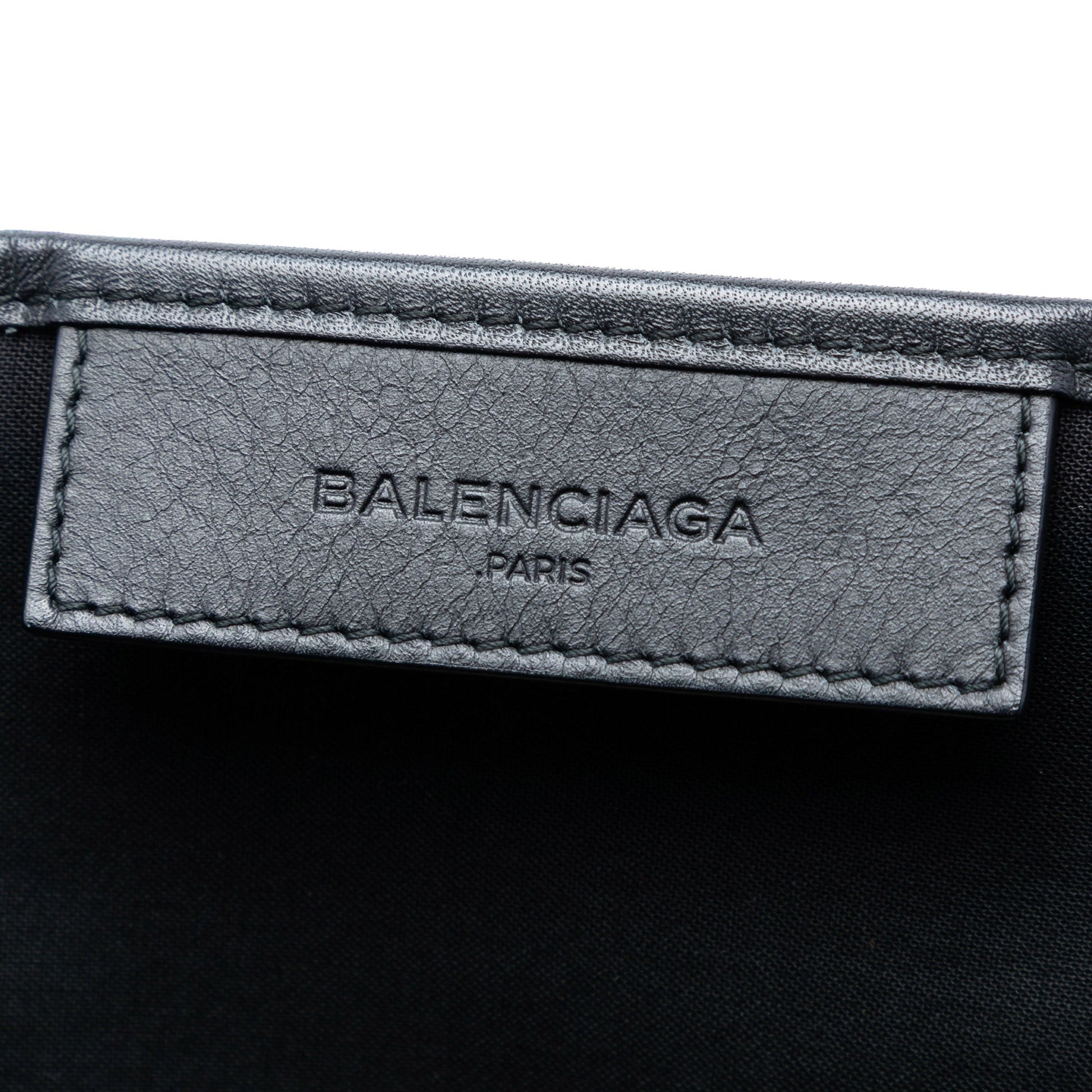 Balenciaga Canvas Striped Navy Cabas S