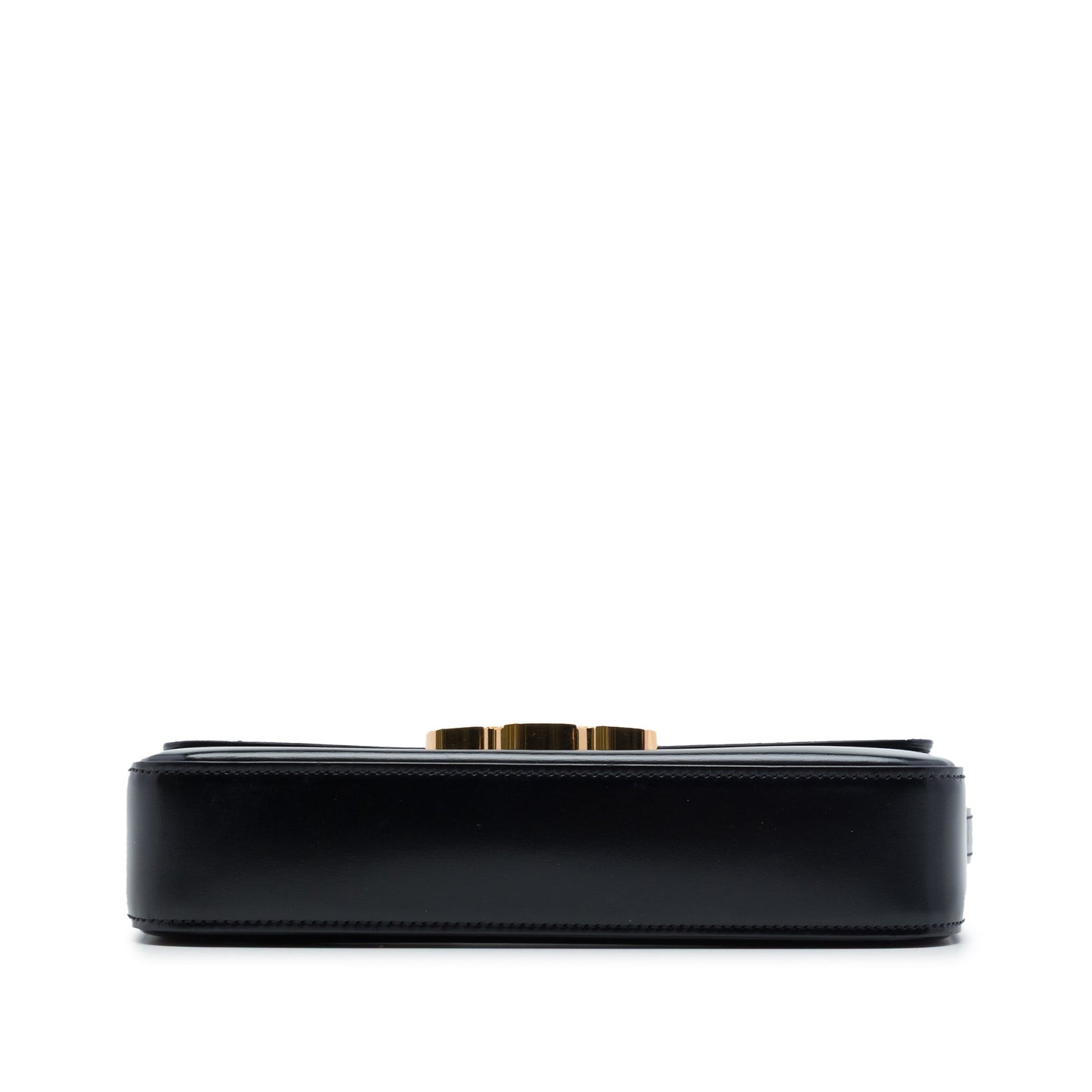 Celine Shiny Calfskin Triomphe Claude Shoulder Bag