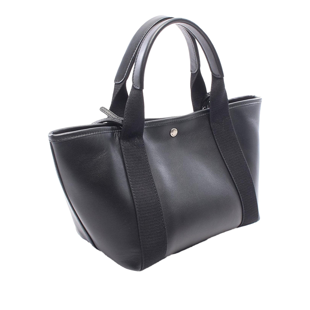 Balenciaga Small Leather Biarritz Tote — Black