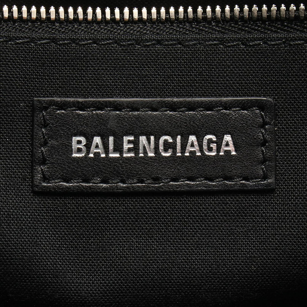 Balenciaga Small Leather Biarritz Tote — Black