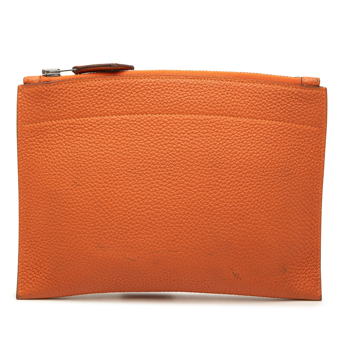 Hermès Mini Togo Bazar Pouch — Orange