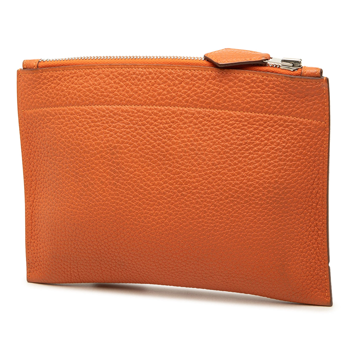 Hermès Mini Togo Bazar Pouch — Orange