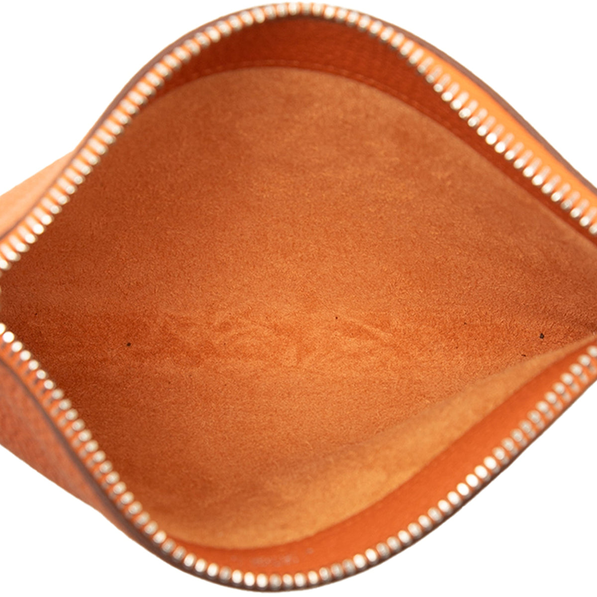 Hermès Mini Togo Bazar Pouch — Orange