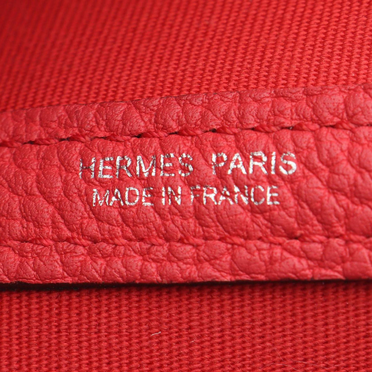 Hermès Toile and Negonda Garden Party 30 — Red