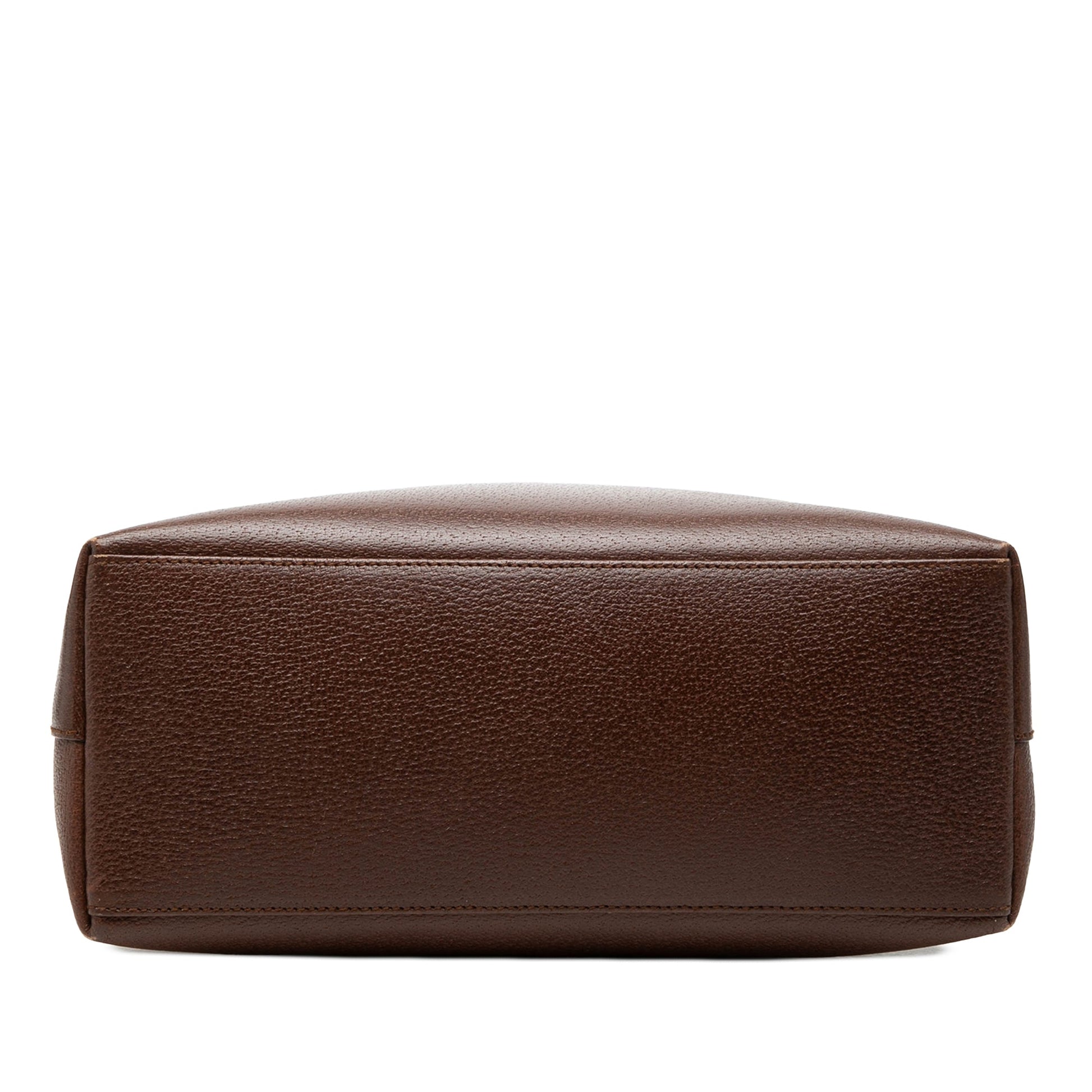 Gucci Leather Bamboo Top Handle Bag