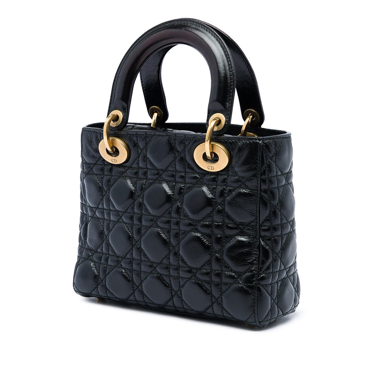Dior Small Crinkled Patent Cannage My ABCDior Lady Dior