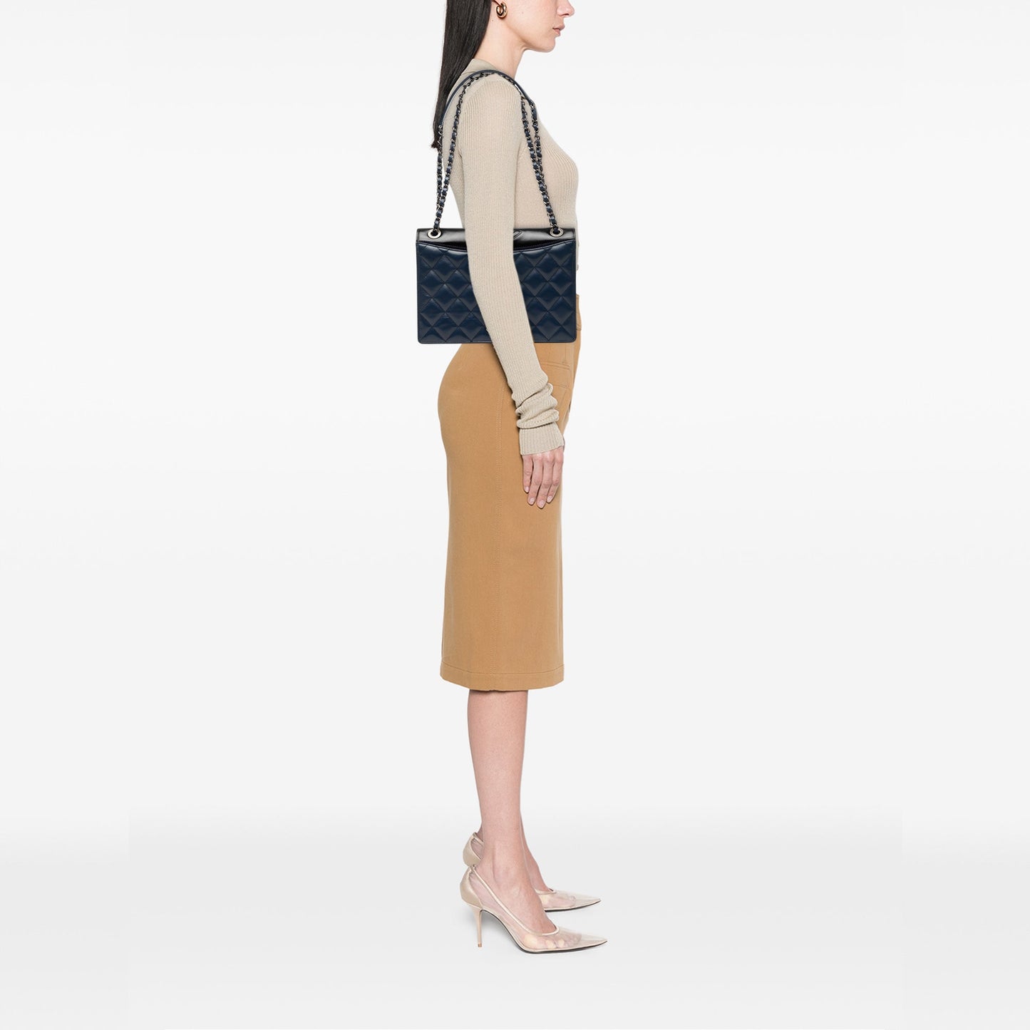 Chanel Small Quilted Calfskin Ballerine Flap