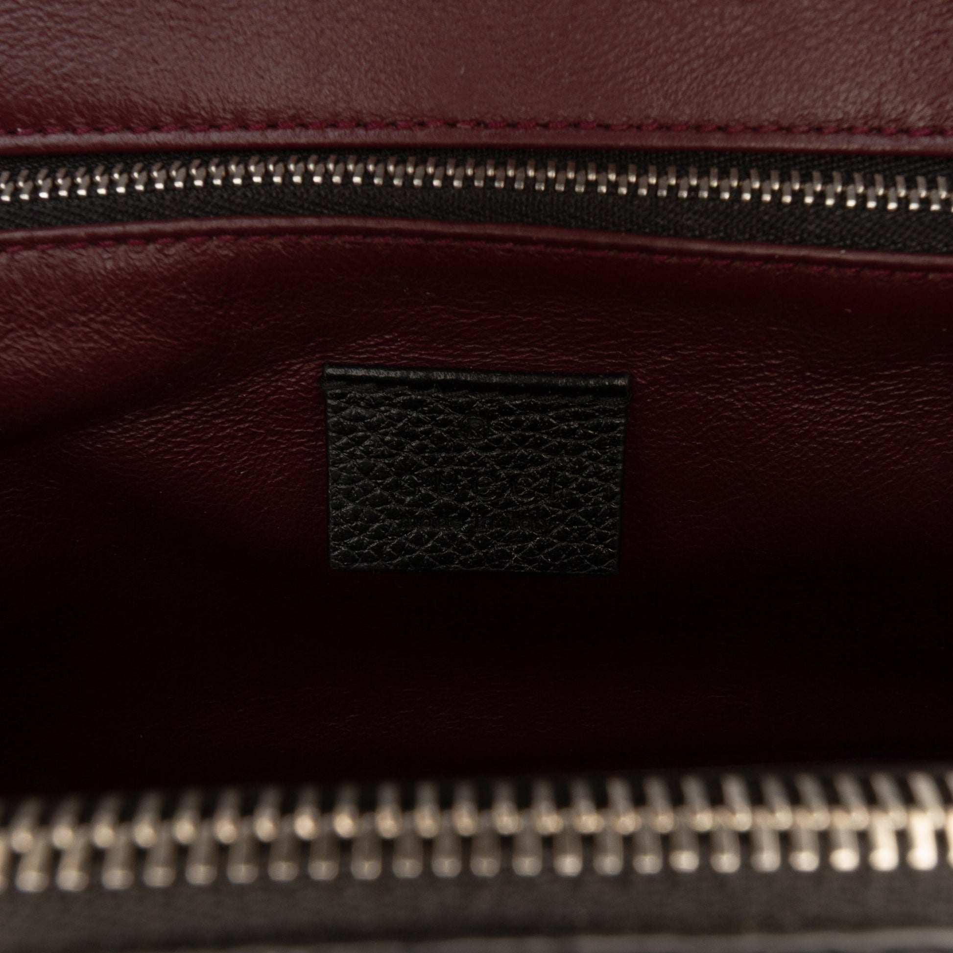 Gucci Small Grained Calfskin Zumi Top Handle Bag