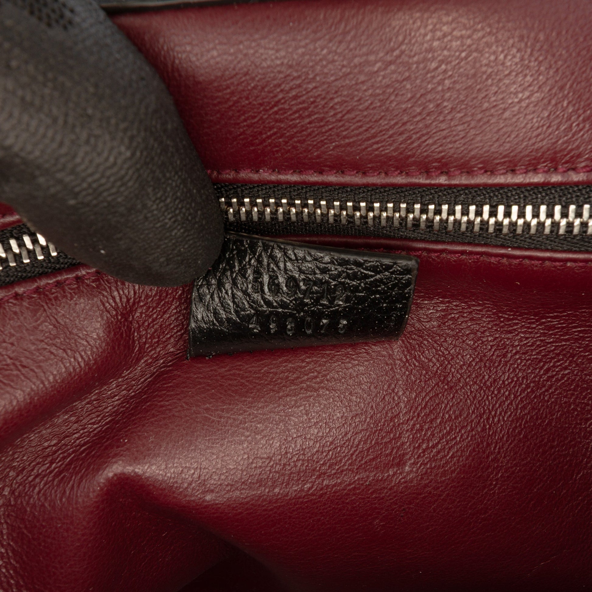 Gucci Small Grained Calfskin Zumi Top Handle Bag