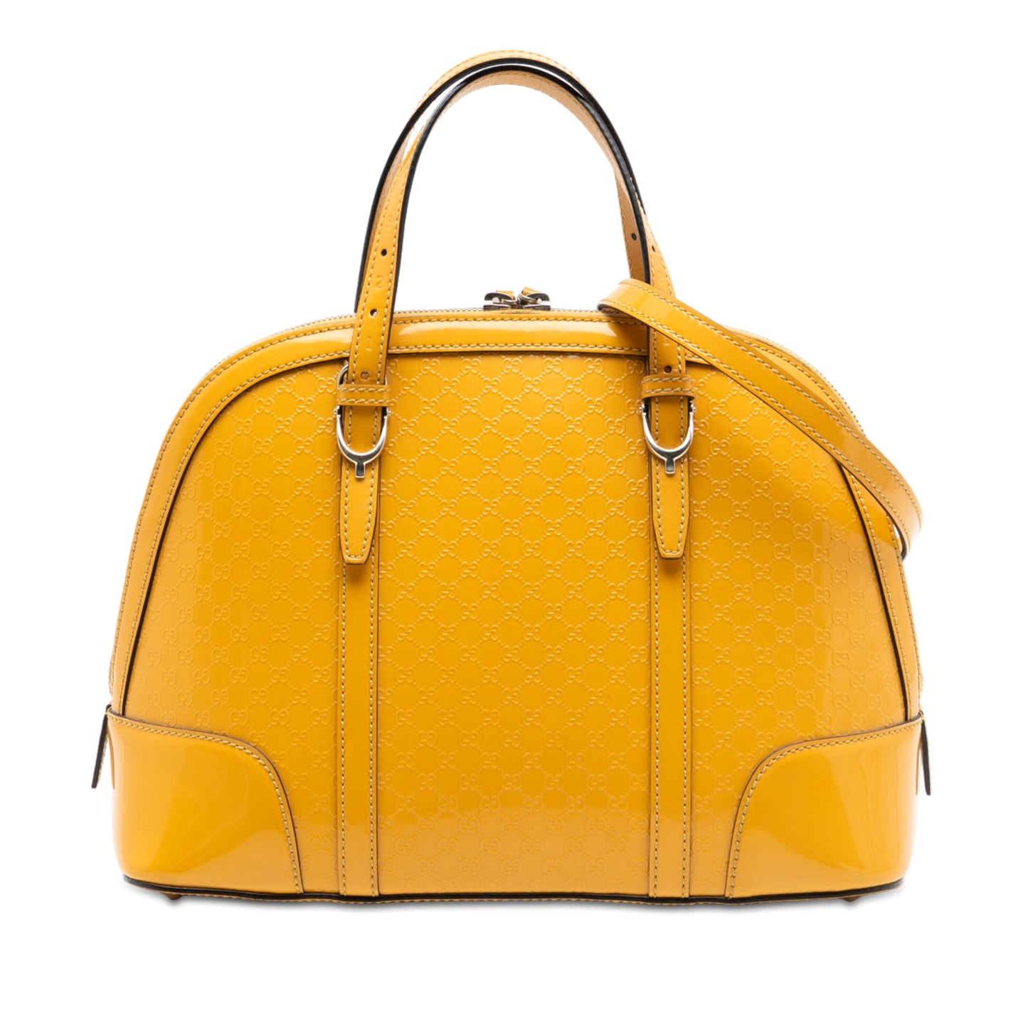 Gucci Small Microguccissima Patent Nice Dome Satchel