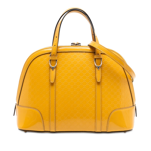 Gucci Small Microguccissima Patent Nice Dome Satchel