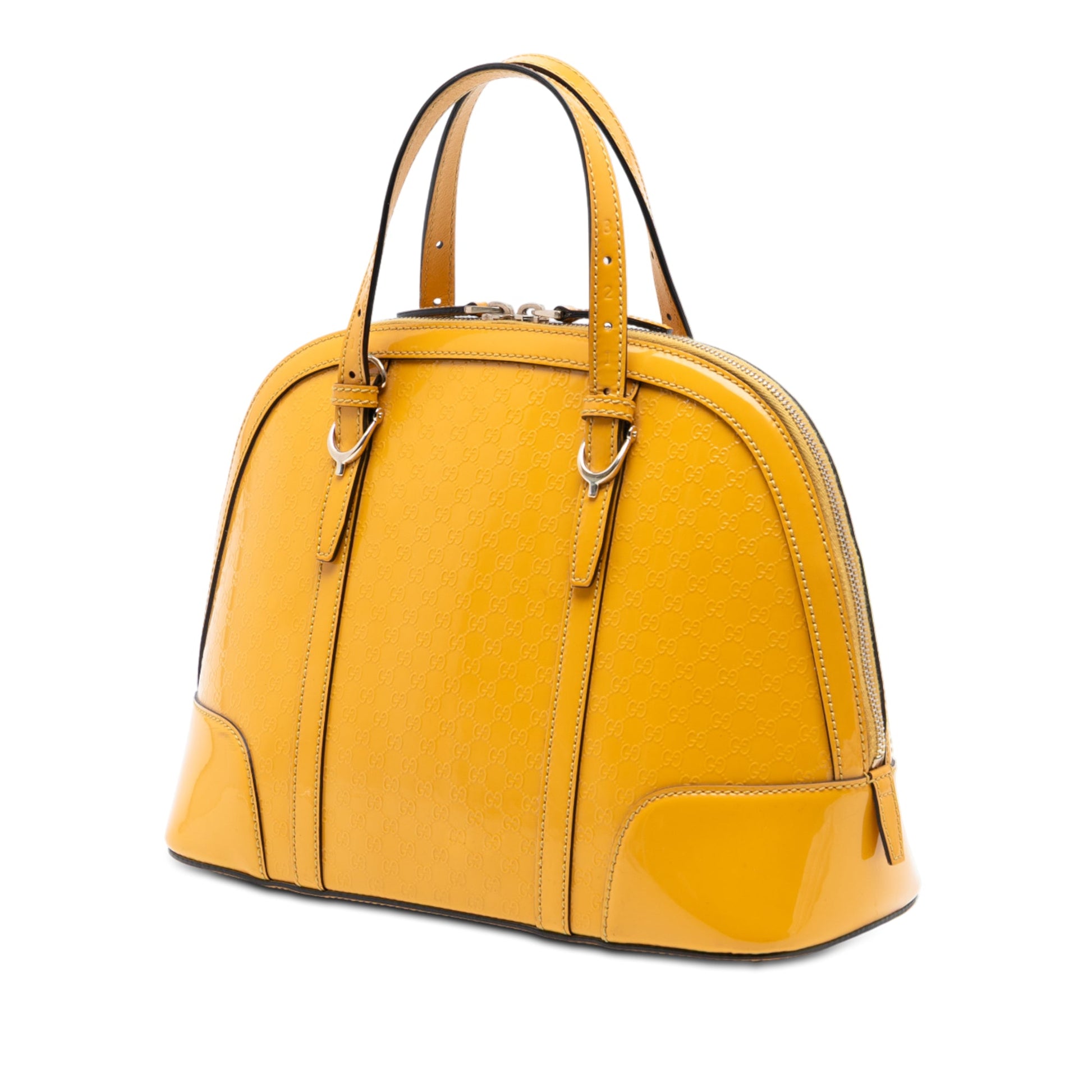 Gucci Small Microguccissima Patent Nice Dome Satchel