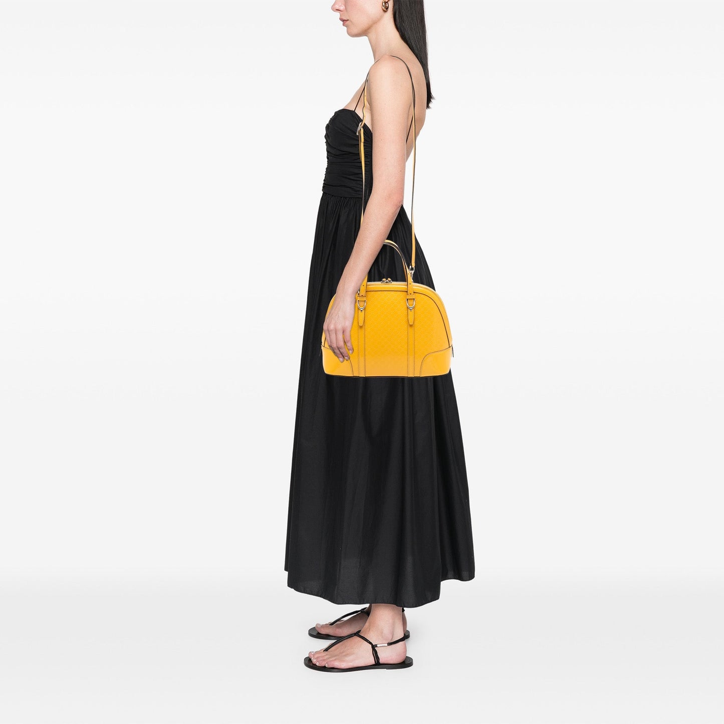 Gucci Small Microguccissima Patent Nice Dome Satchel