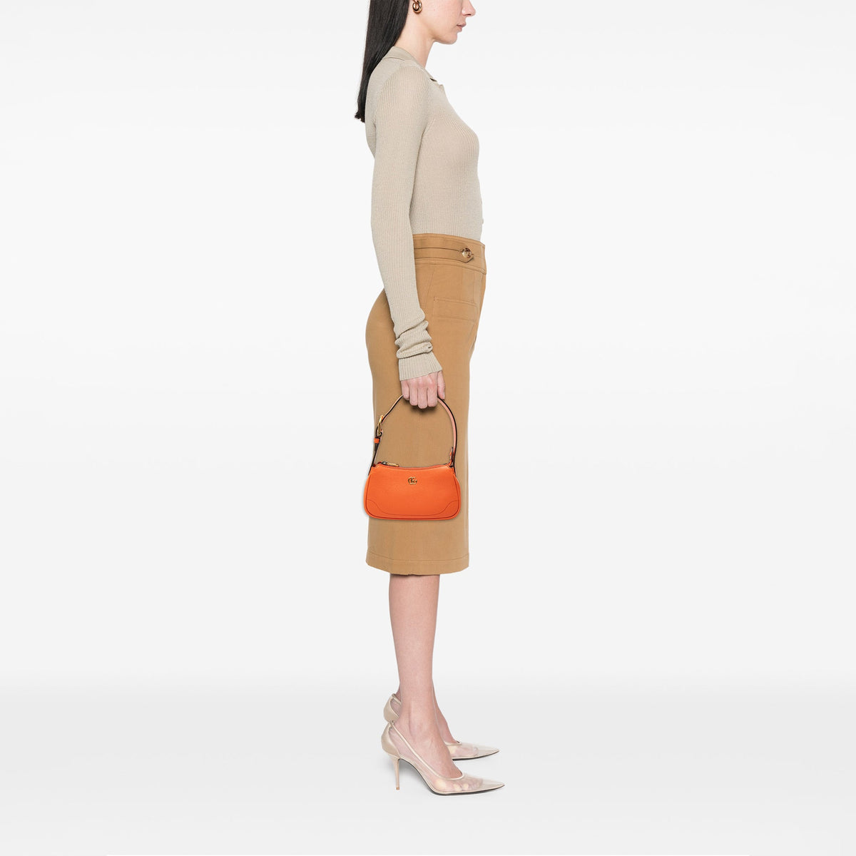 Gucci Mini Leather Aphrodite Shoulder Bag
