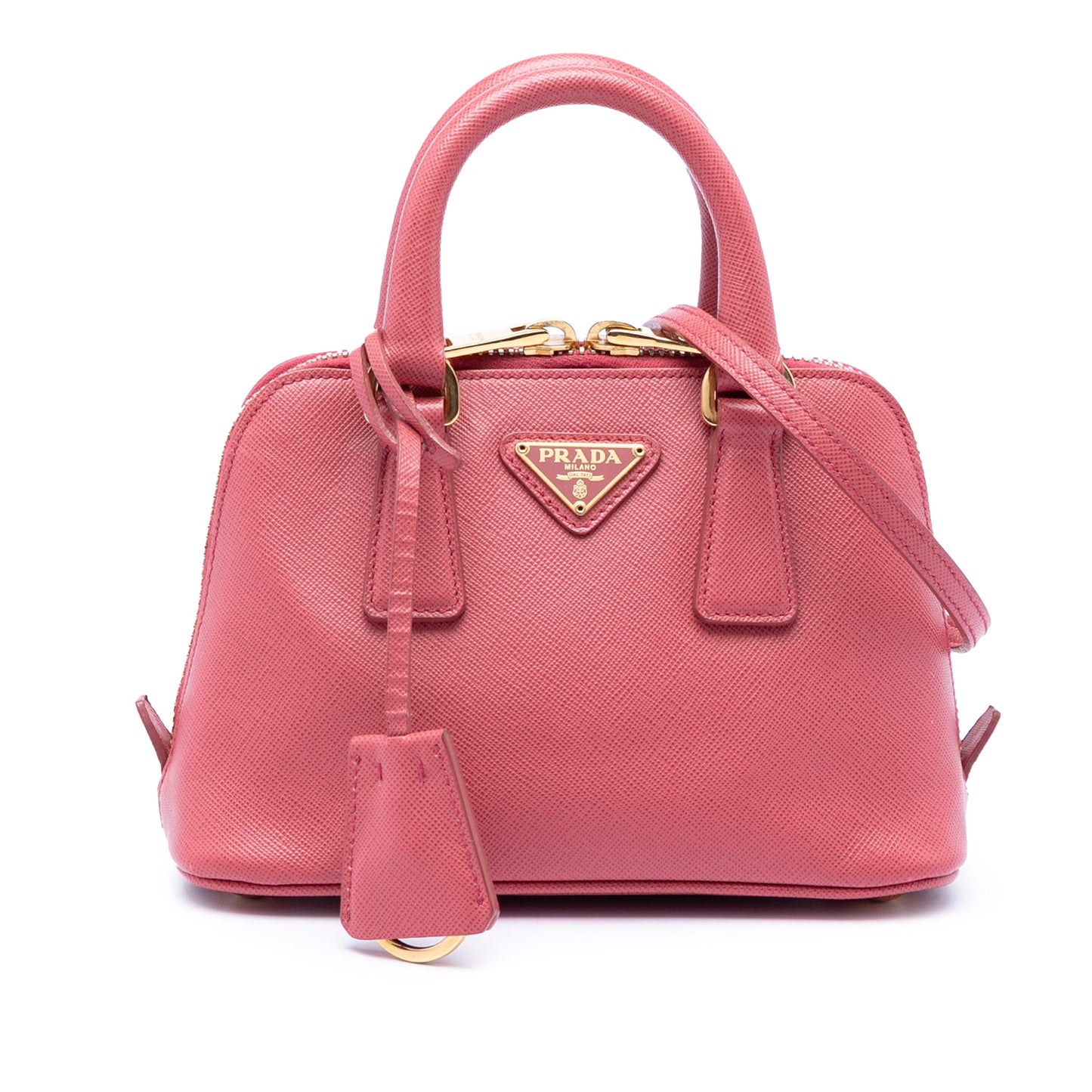 Mini Saffiano Lux Promenade Satchel