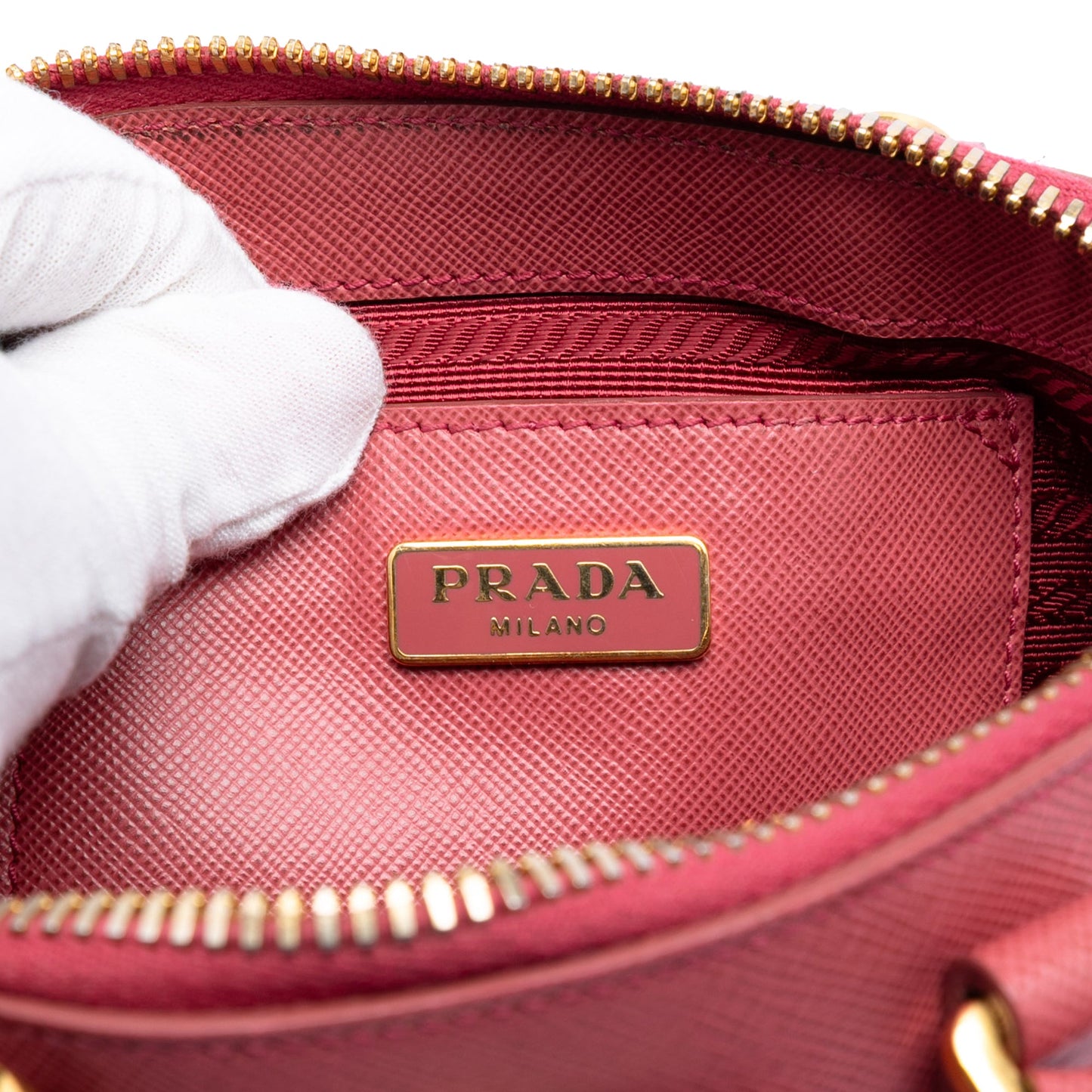Mini Saffiano Lux Promenade Satchel