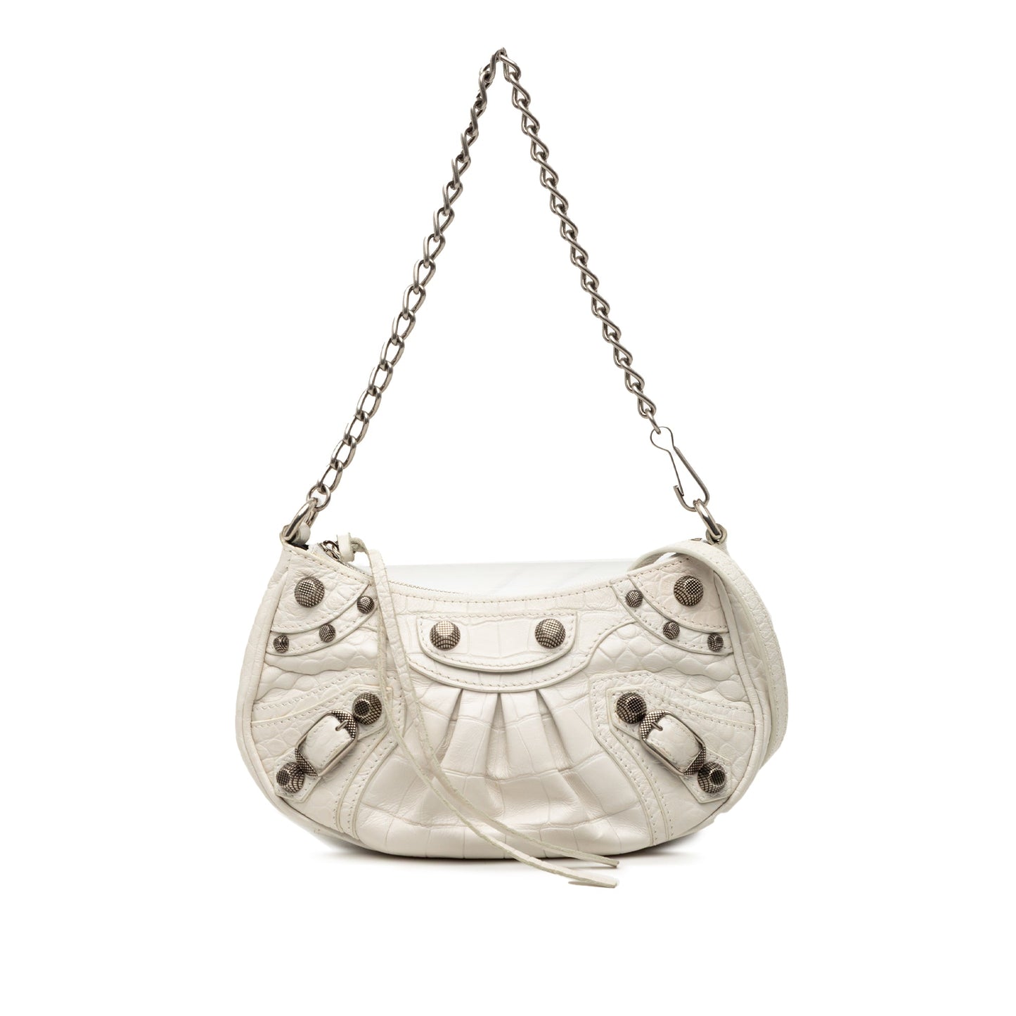 Balenciaga Mini Embossed Leather Motocross Le Cagole