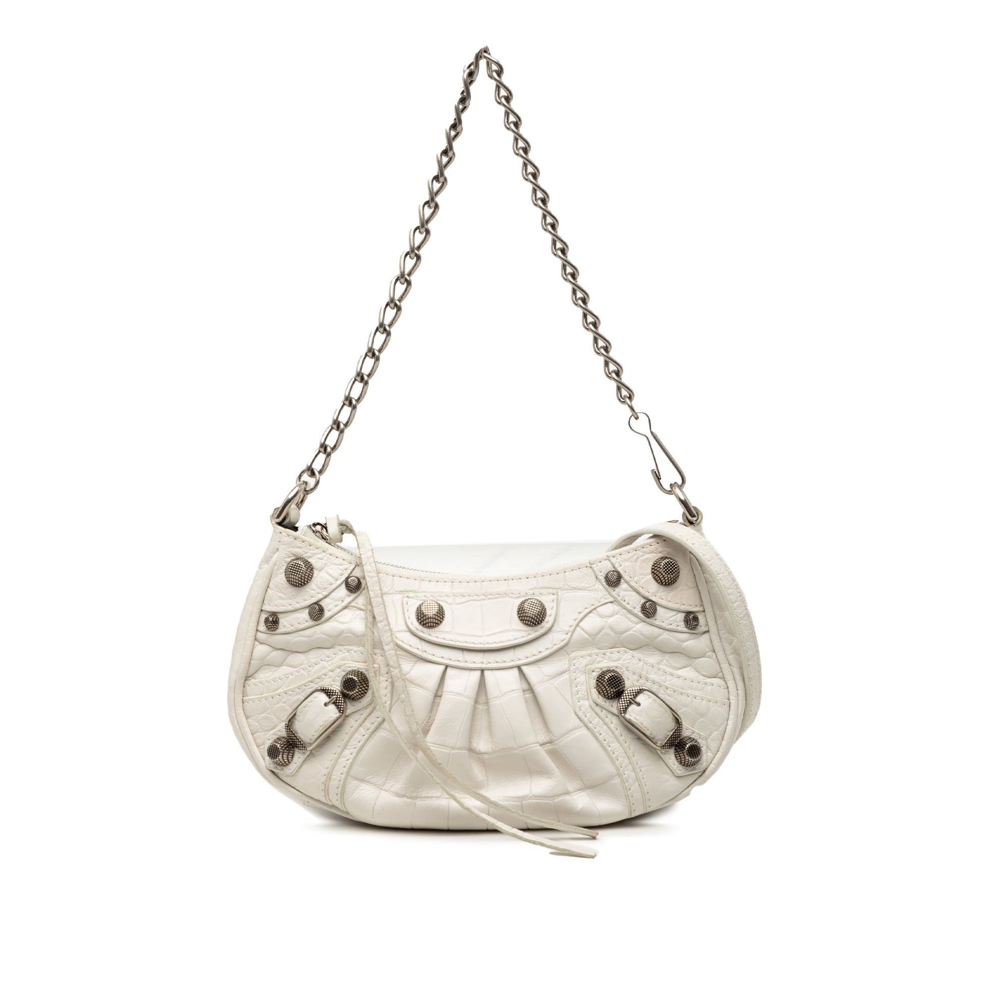 Balenciaga Mini Embossed Leather Motocross Le Cagole