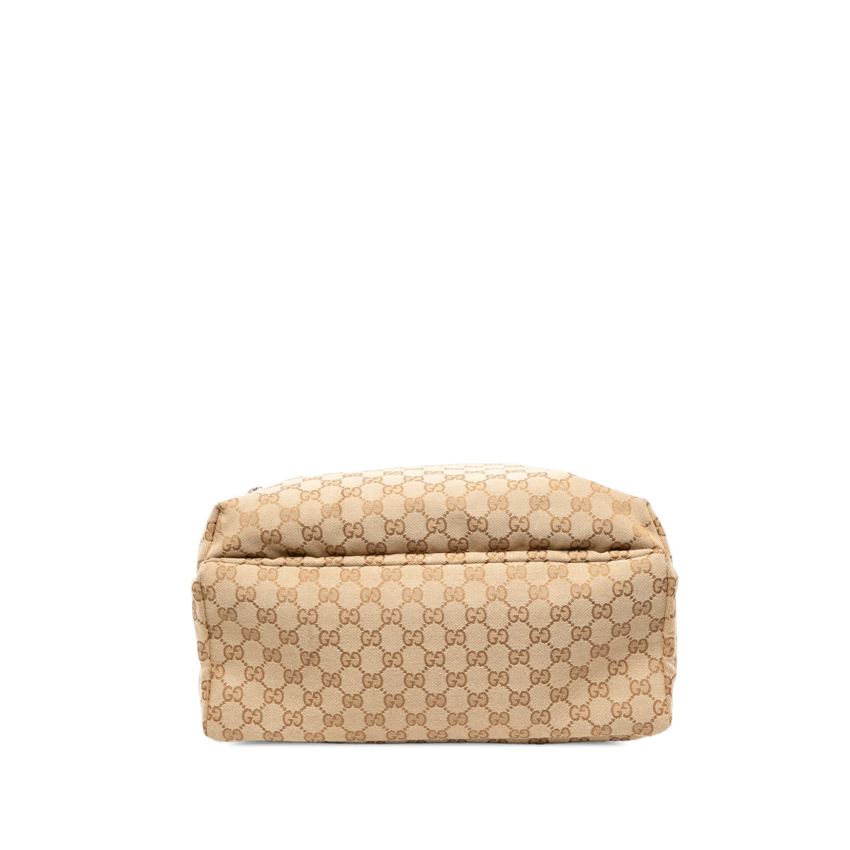 Gucci Large GG Canvas Web Tag Backpack — Beige