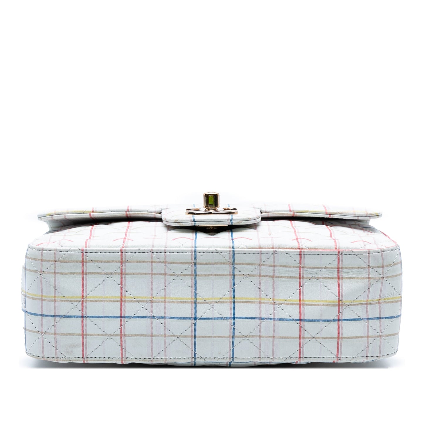 Chanel Mini Rectangular Classic Printed Calfskin Single Flap