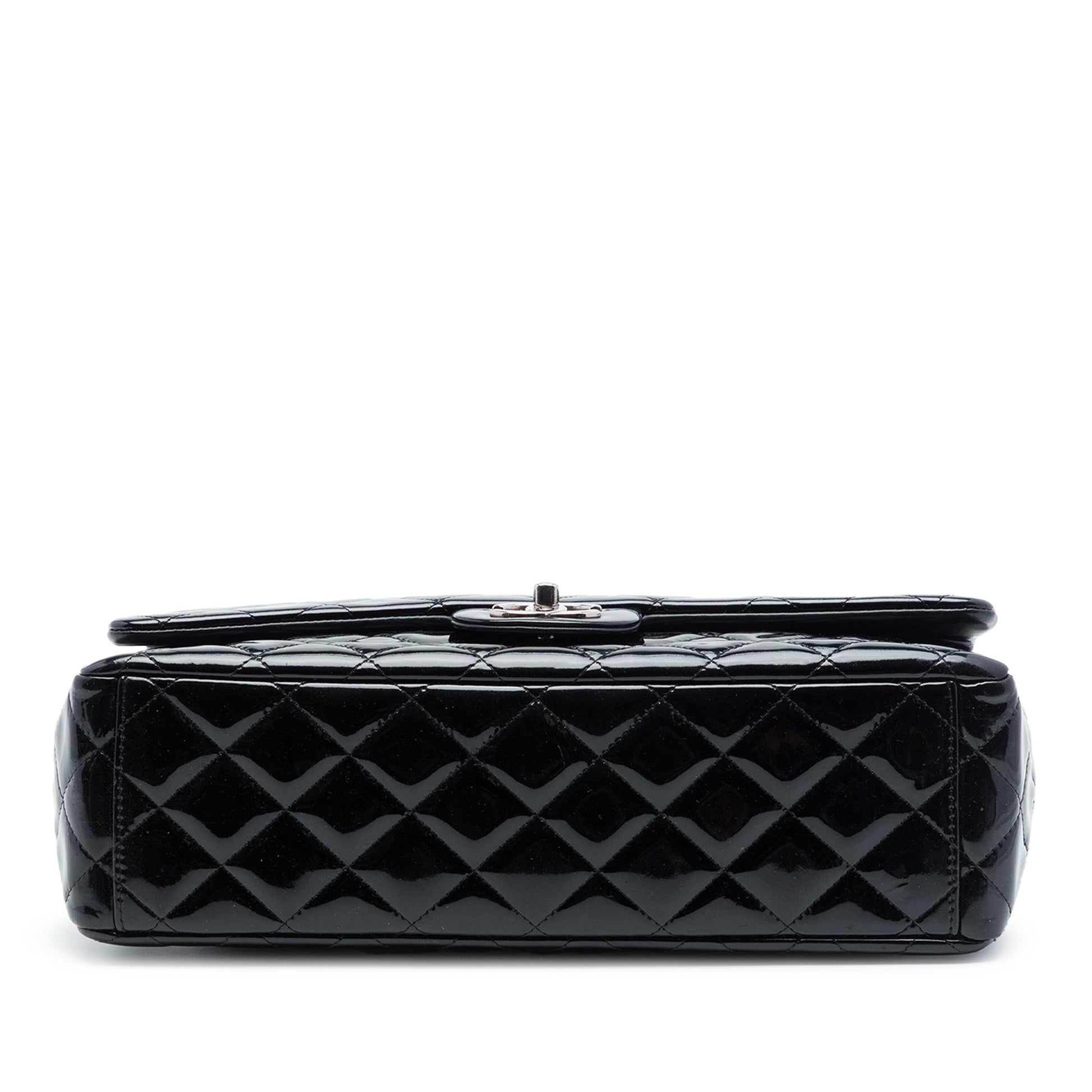 Chanel Maxi Classic Patent Double Flap