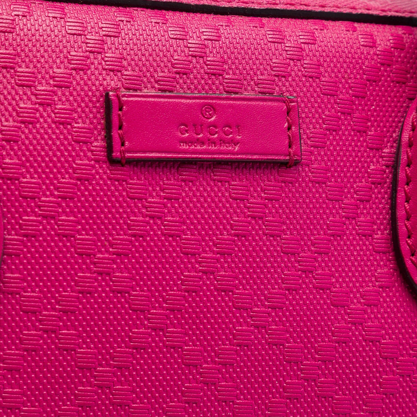 Gucci Diamante Bright Calfskin Satchel