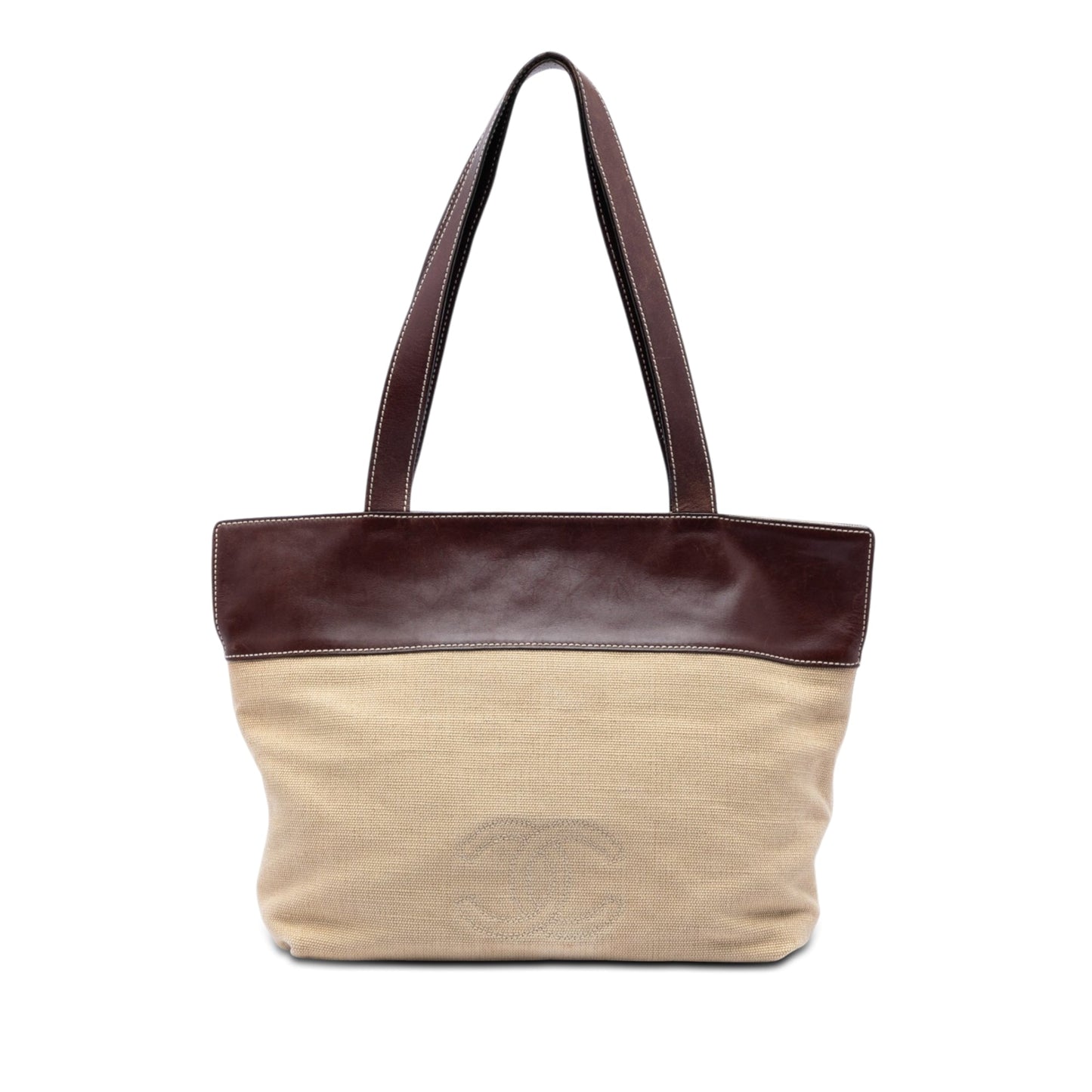 Chanel CC Canvas and Leather Tote