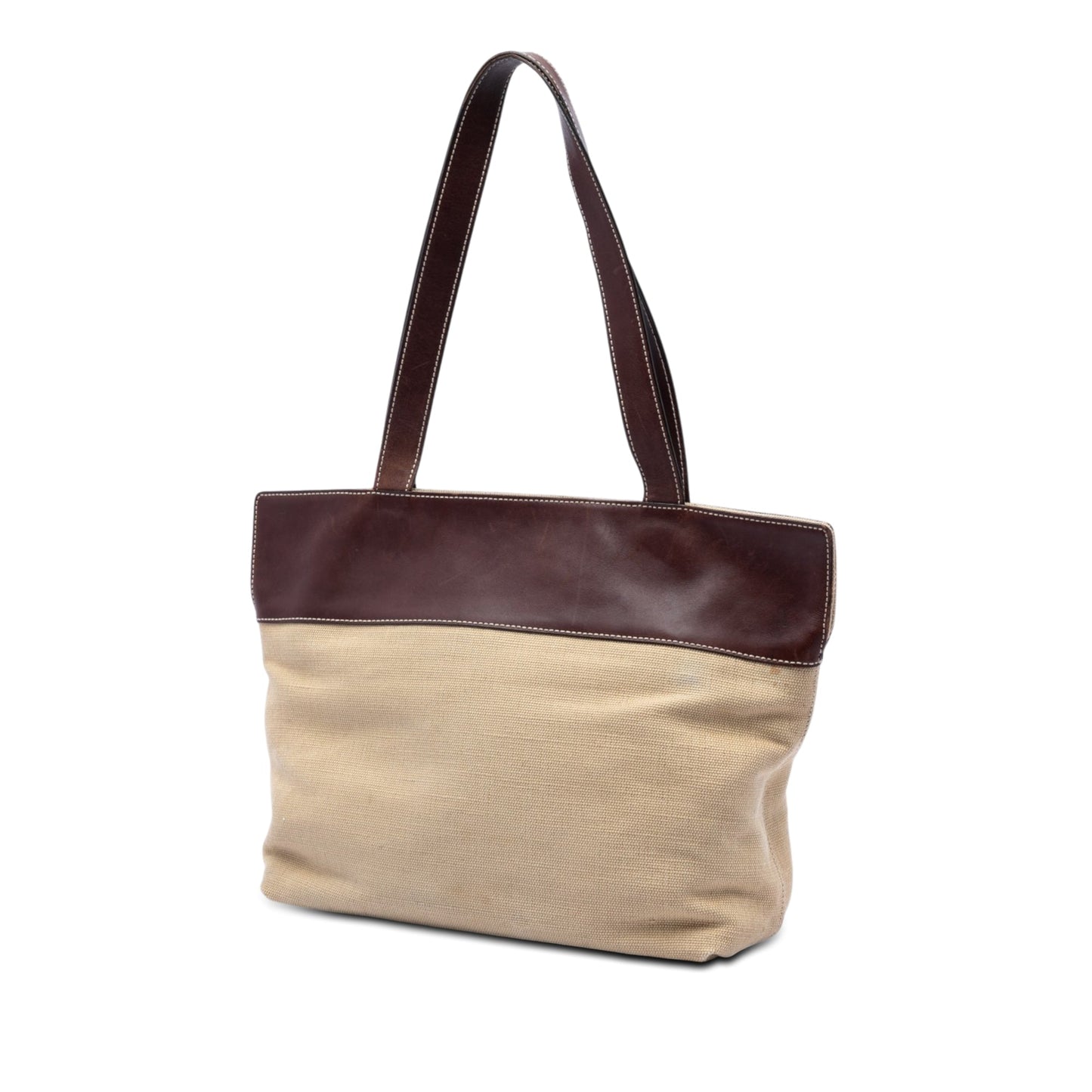 Chanel CC Canvas and Leather Tote