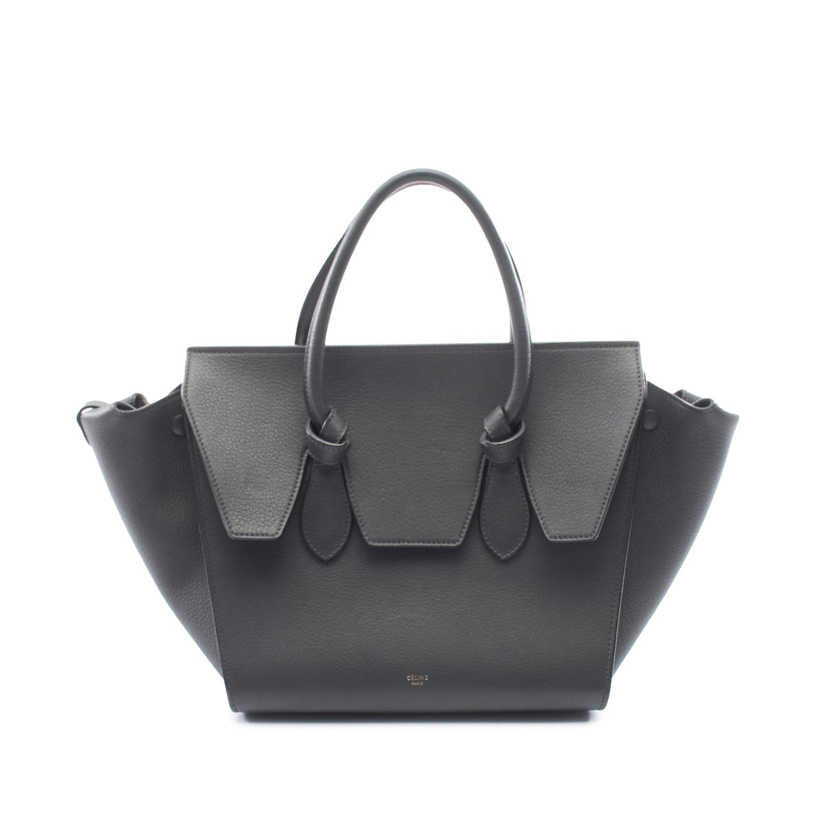 Celine Tie Tote — Gray