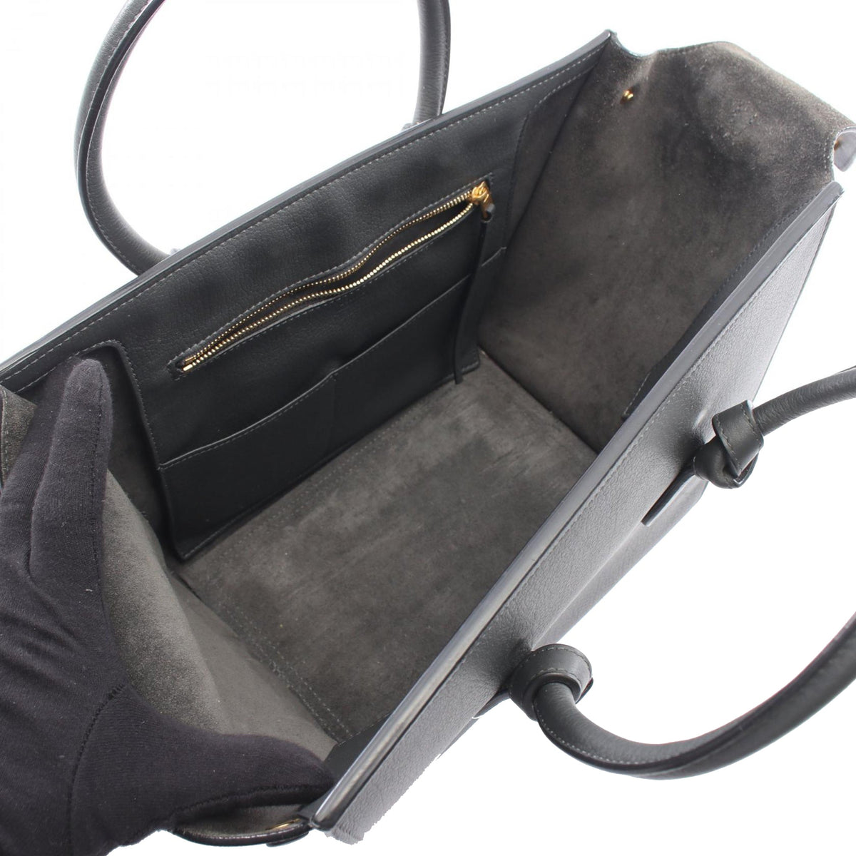 Celine Tie Tote — Gray