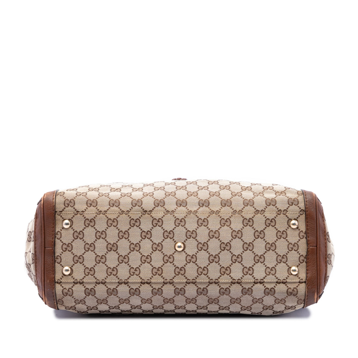 Gucci GG Canvas Bella Tote — Beige