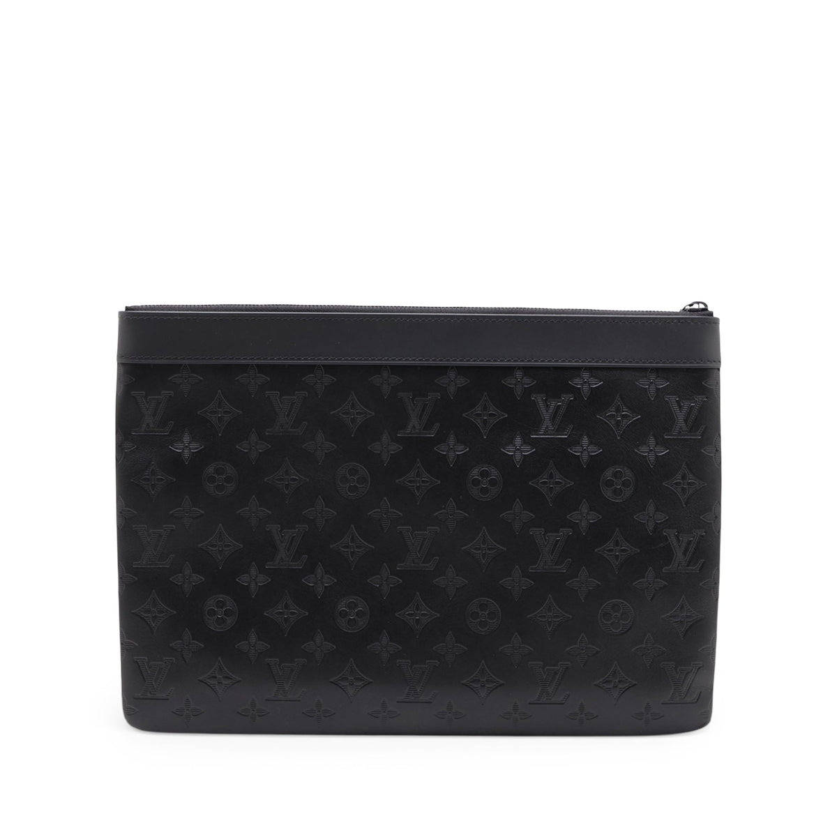 Louis Vuitton Monogram Shadow Discovery Pochette — Black