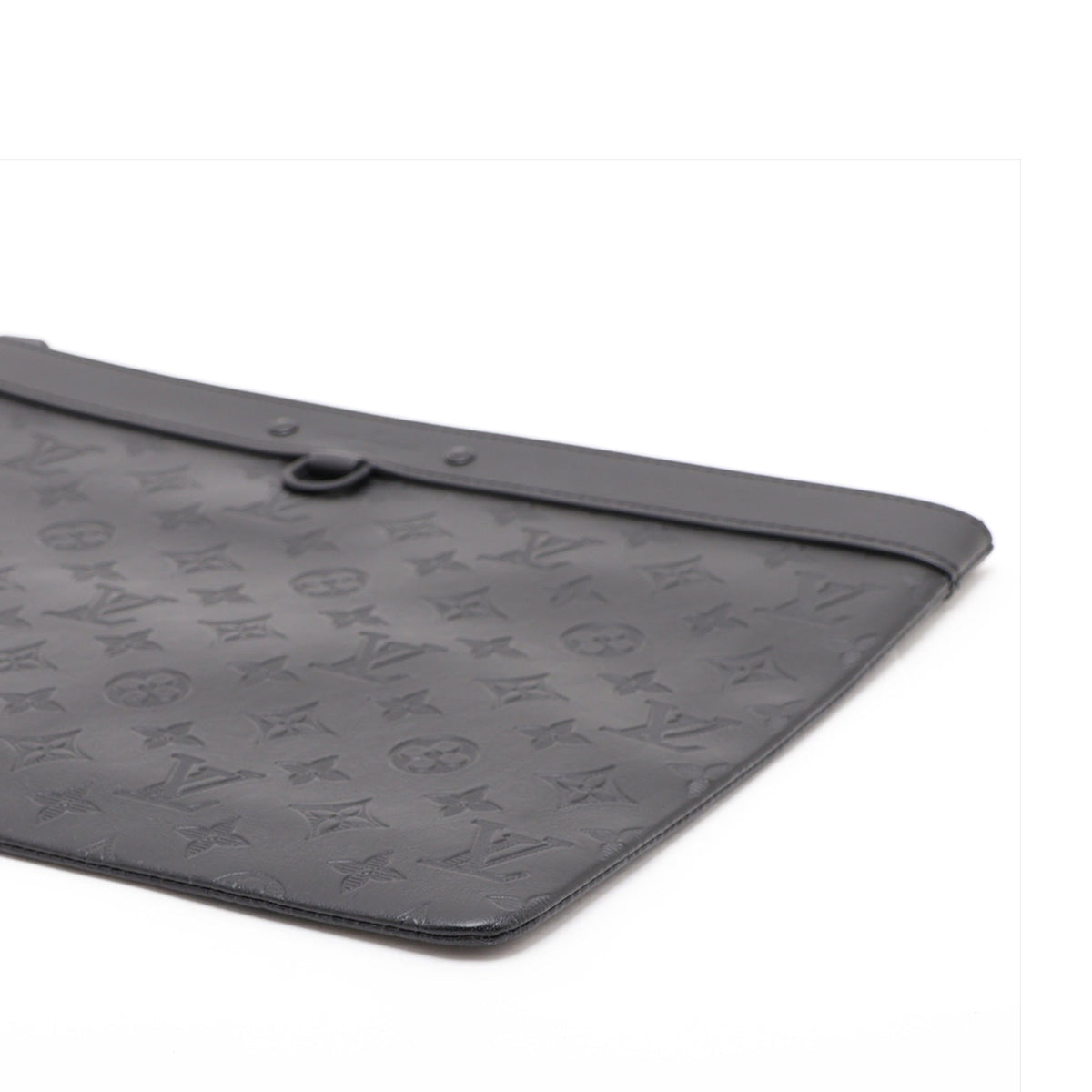 Louis Vuitton Monogram Shadow Discovery Pochette — Black