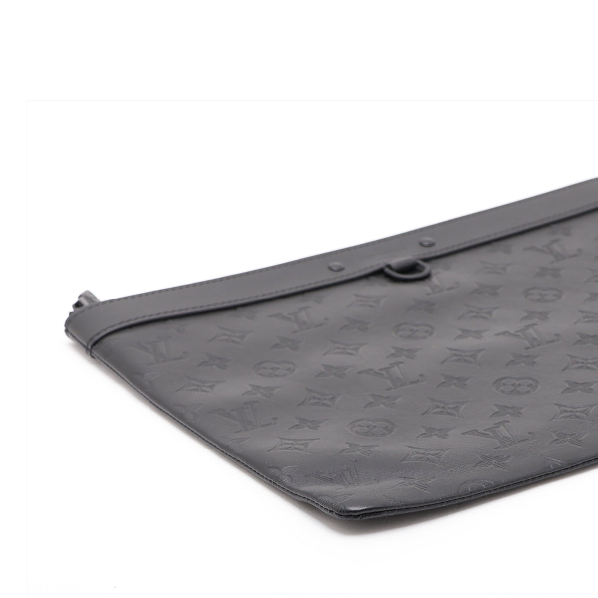 Louis Vuitton Monogram Shadow Discovery Pochette — Black