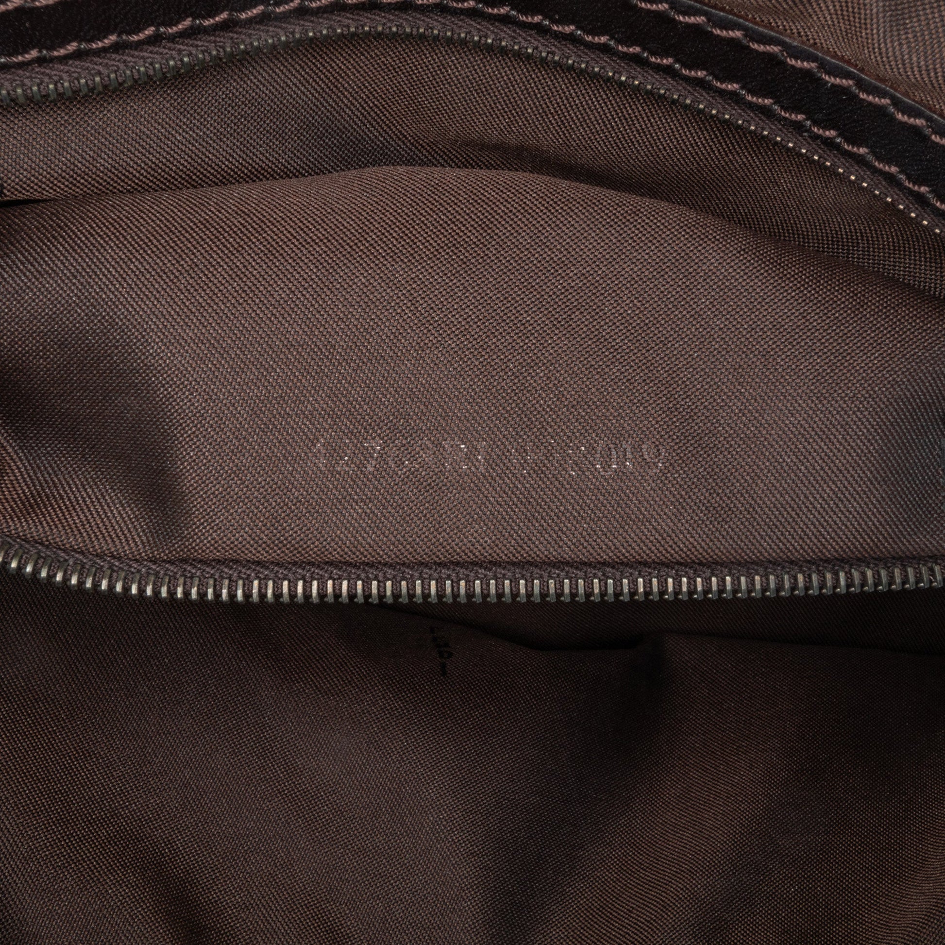 Fendi Zucchino Canvas Handbag