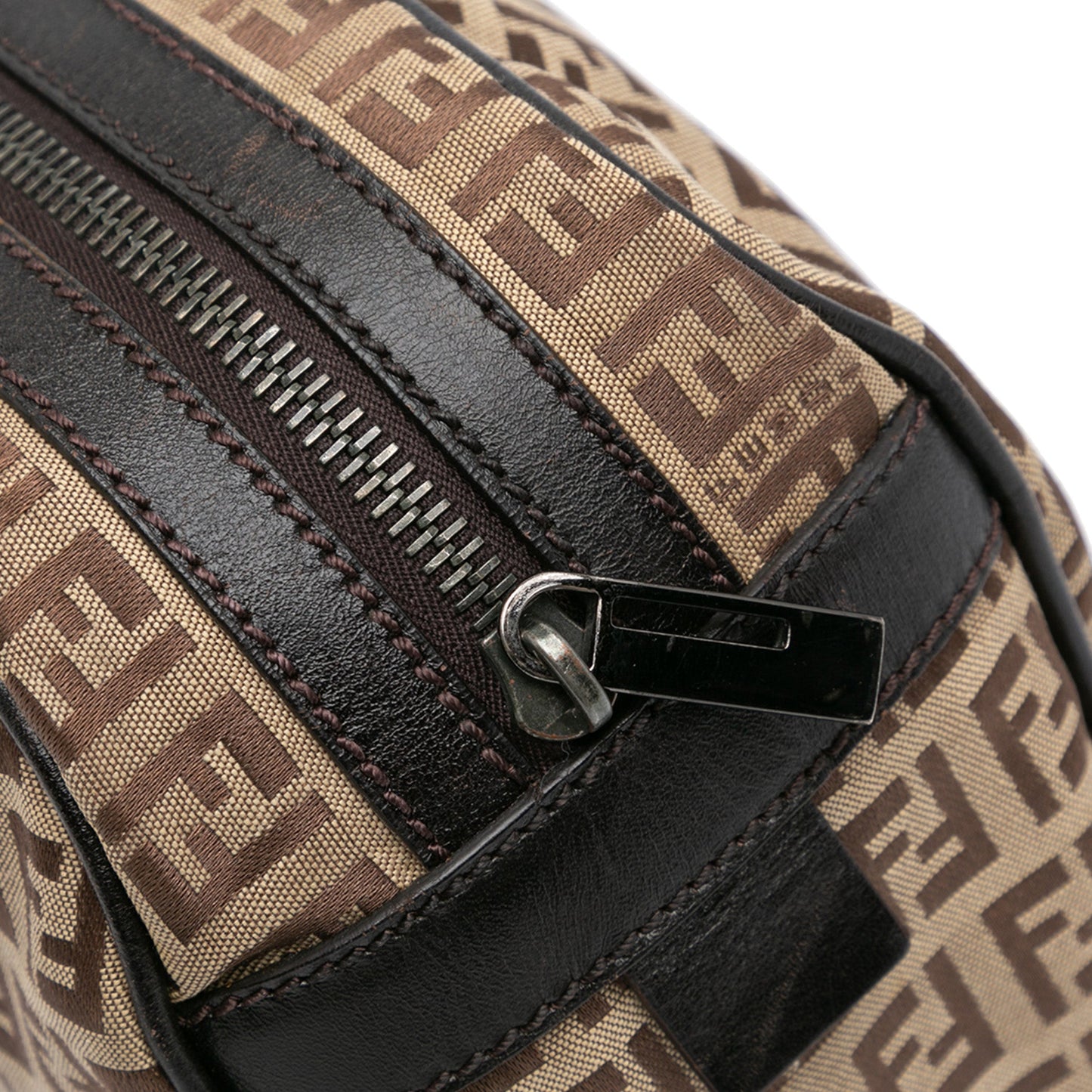 Fendi Zucchino Canvas Handbag